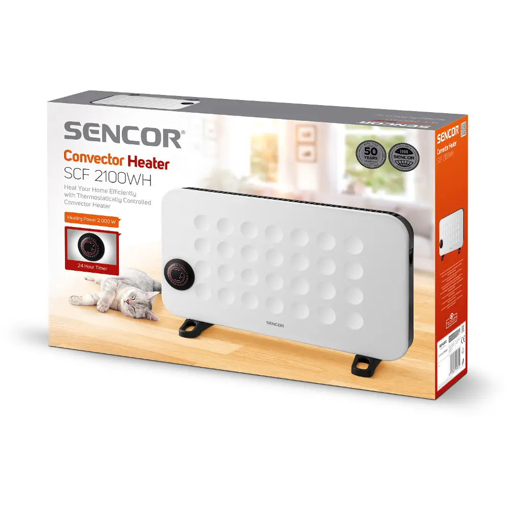 Sencor SCF 2100WH — Konwektor na ciepłe powietrze — widok 13