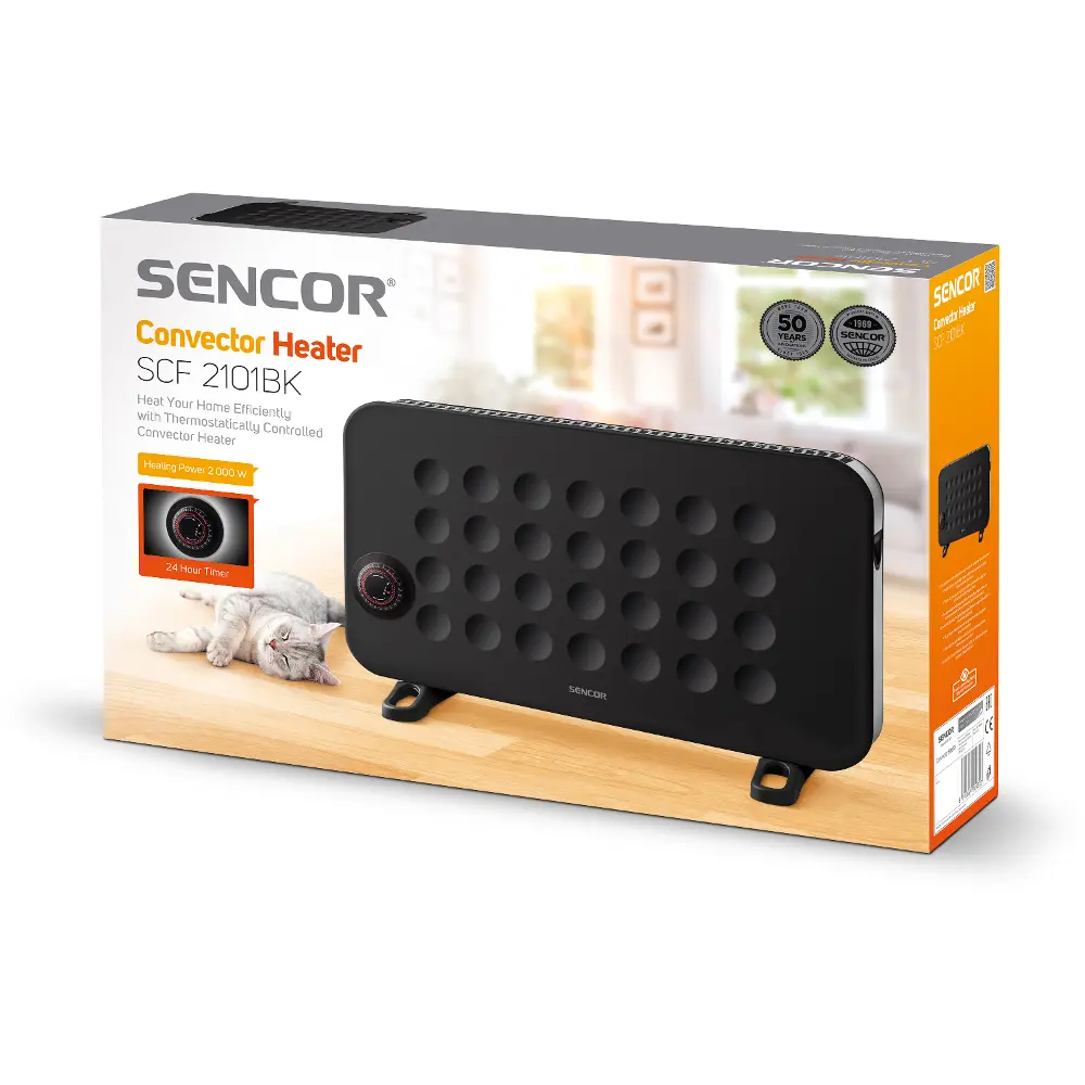 Sencor SCF 2101BK — Konwektor na ciepłe powietrze — widok 13