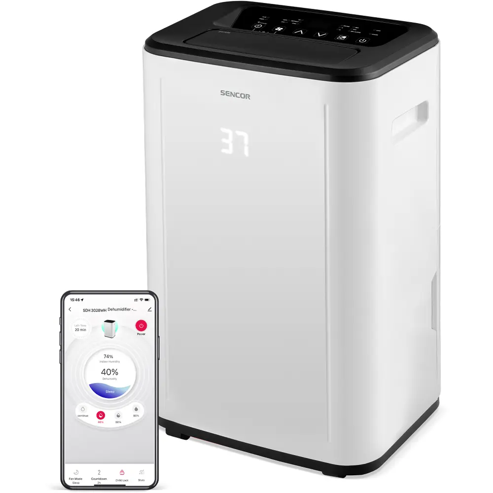 Sencor SDH 3028WH — Osuszacz powietrza — widok 1