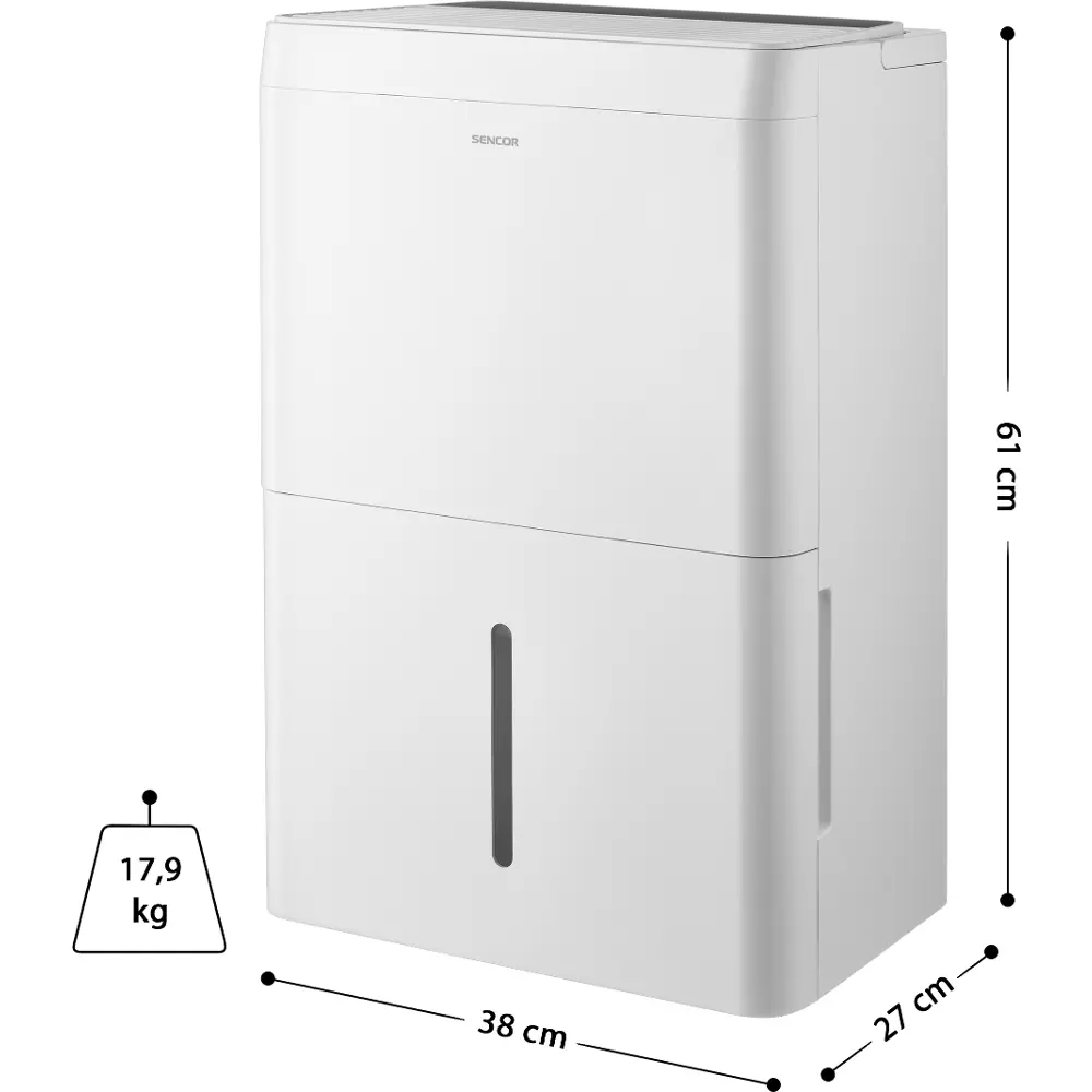 Sencor SDH 5020WH — Osuszacz powietrza — widok 2