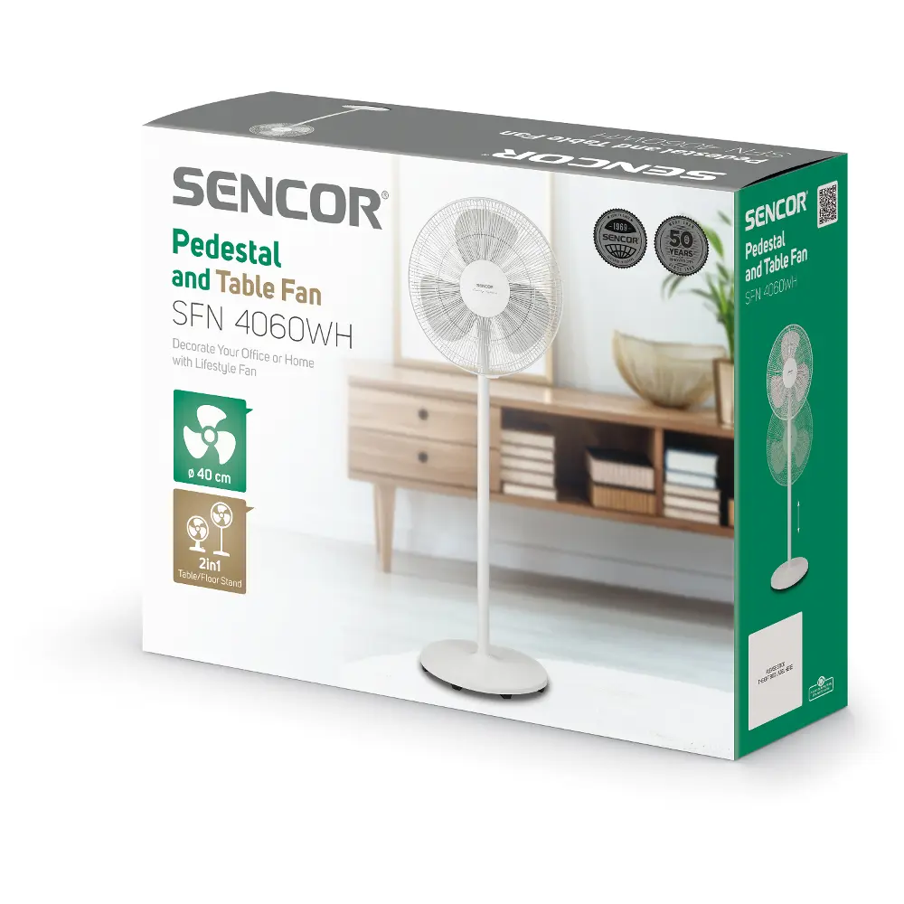 Sencor SFN 4060WH — Wentylator na stojaku — widok 13