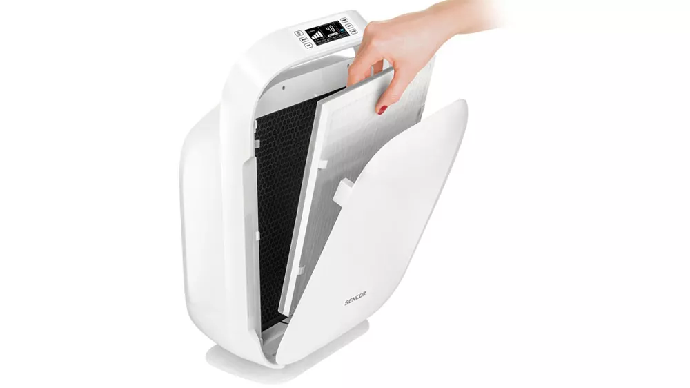 Sencor SHA 9400WH — Dostęp do filtrów od przodu