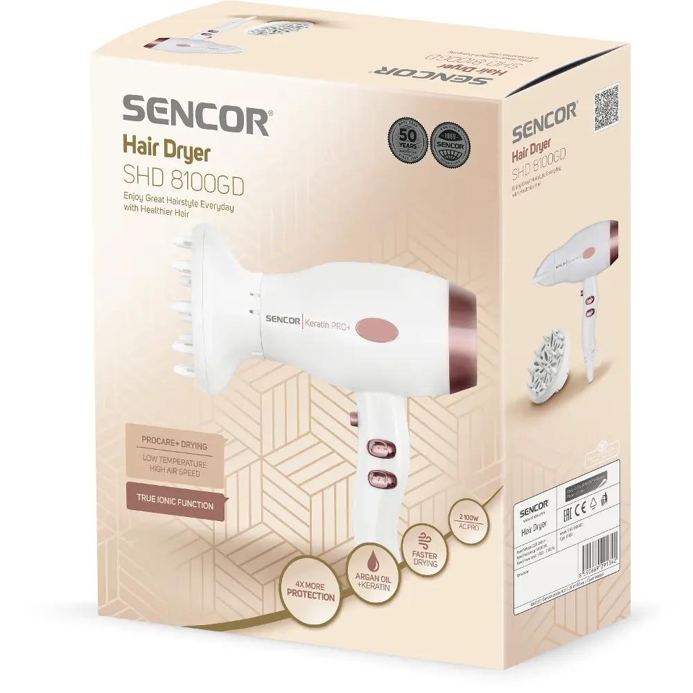 Sencor SHD 8100GD — Suszarka do włosów — widok 12