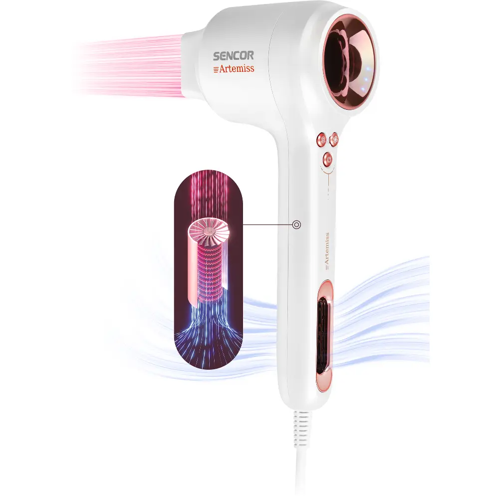 Sencor SHD 9100RS Artemiss — Suszarka do włosów — widok 2