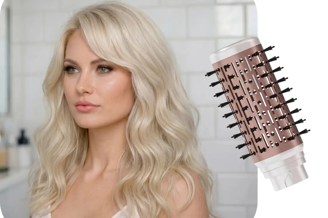 Sencor SHS 9200RS — Szersza szczotka rotacyjna do łagodnych fal