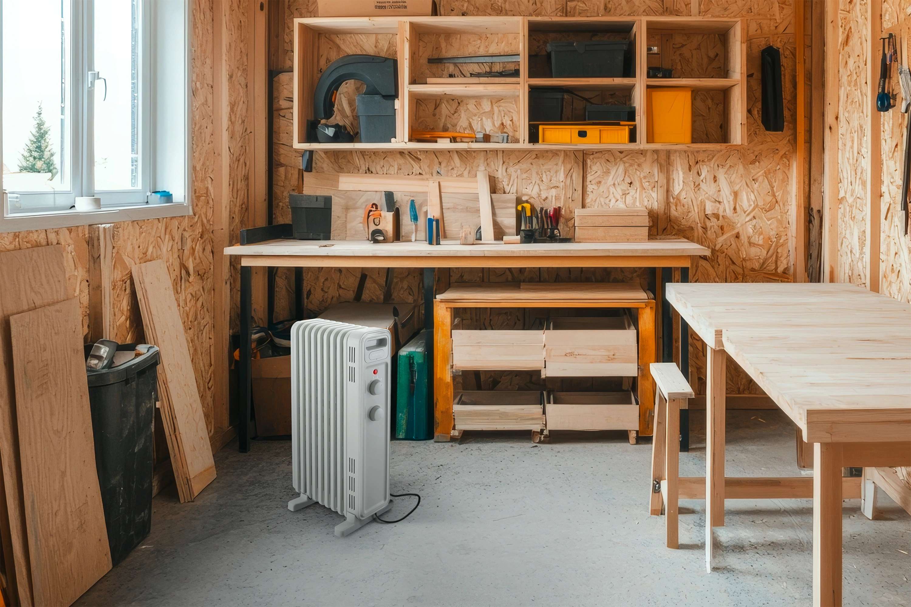 Sencor SOH 3409WH — Płaskie elementy oddające ciepło
