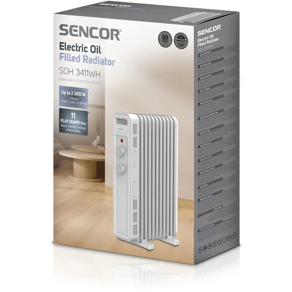 Sencor SOH 3411WH — Grzejnik olejowy — widok 12