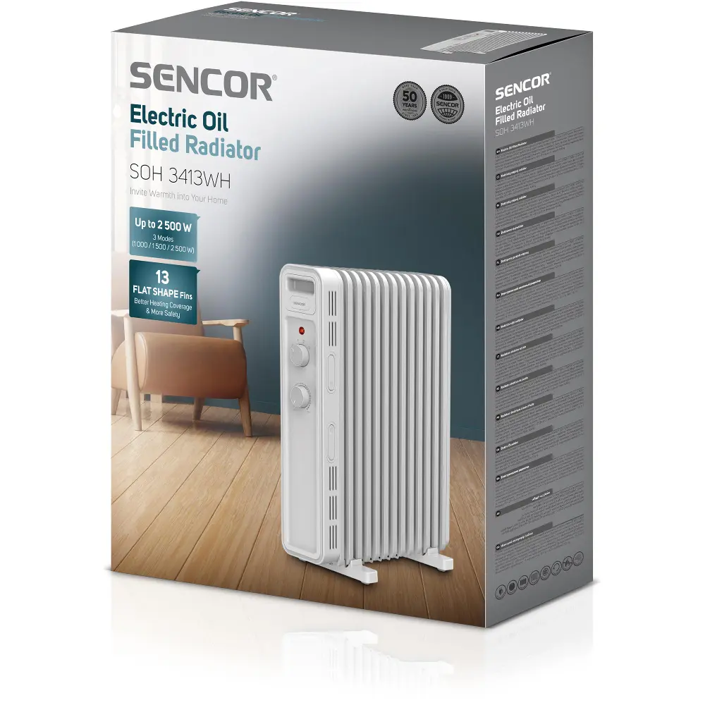 Sencor SOH 3413WH — Grzejnik olejowy — widok 13