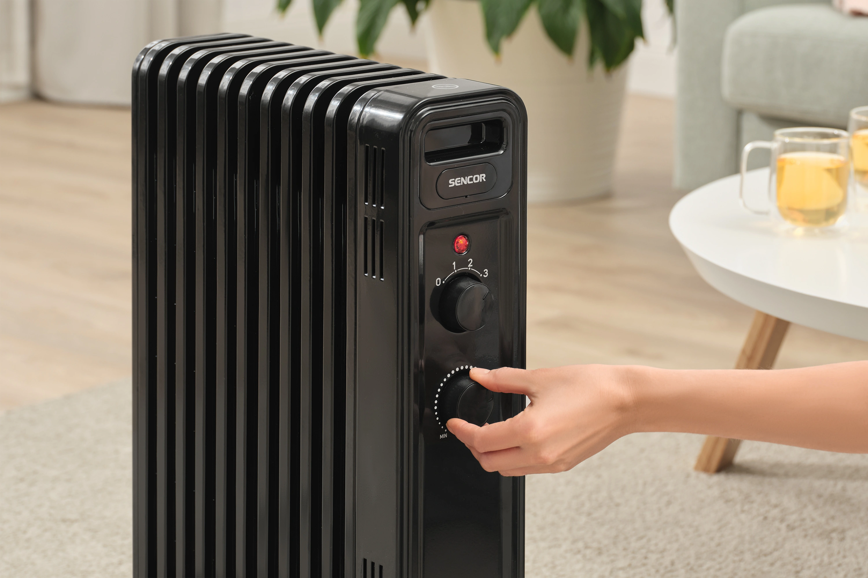 Sencor SOH 3511BK — 1000, 1300 lub 2300 W