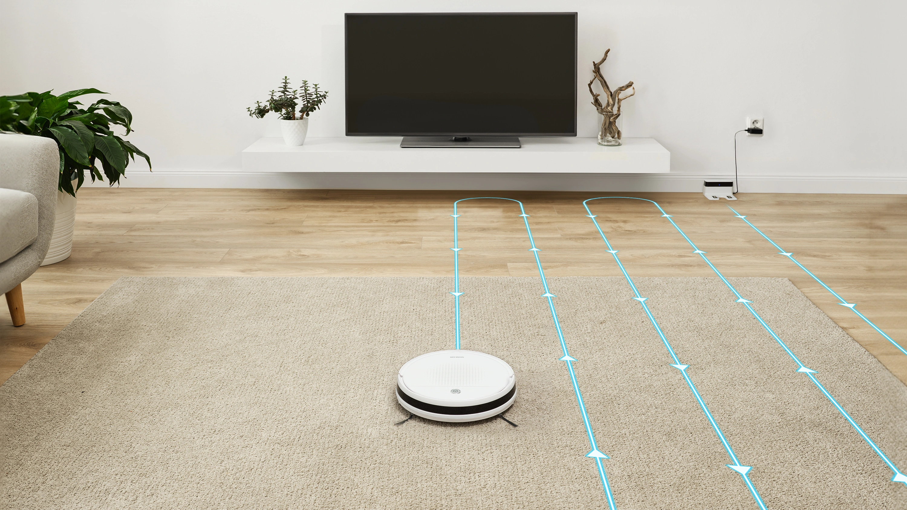 Sencor SRV 1550WH — Smart Room i krótszy program