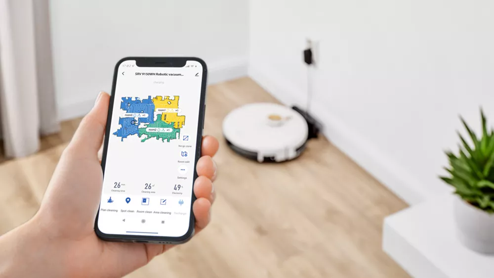 Sencor SRV 9150WH — Obsługa przez Wi-Fi w Sencor Home