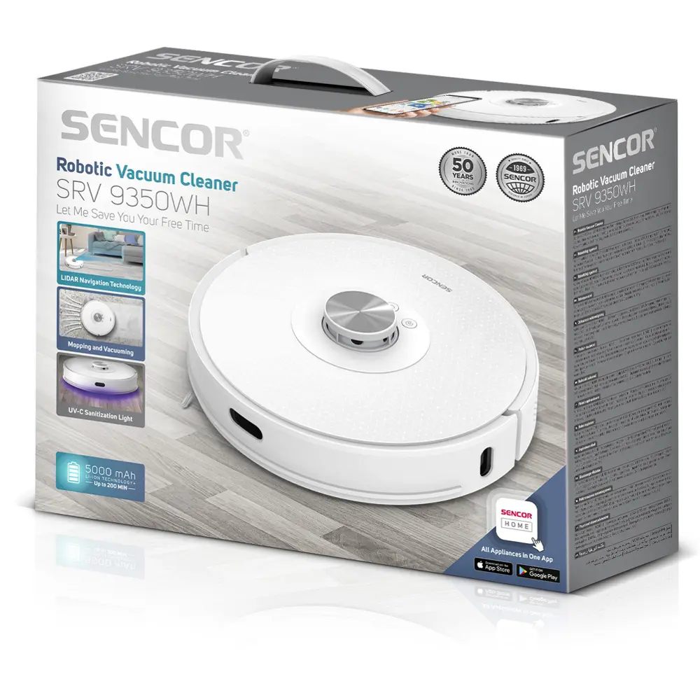 Sencor SRV 9350WH — Roboty sprzątające — widok 23