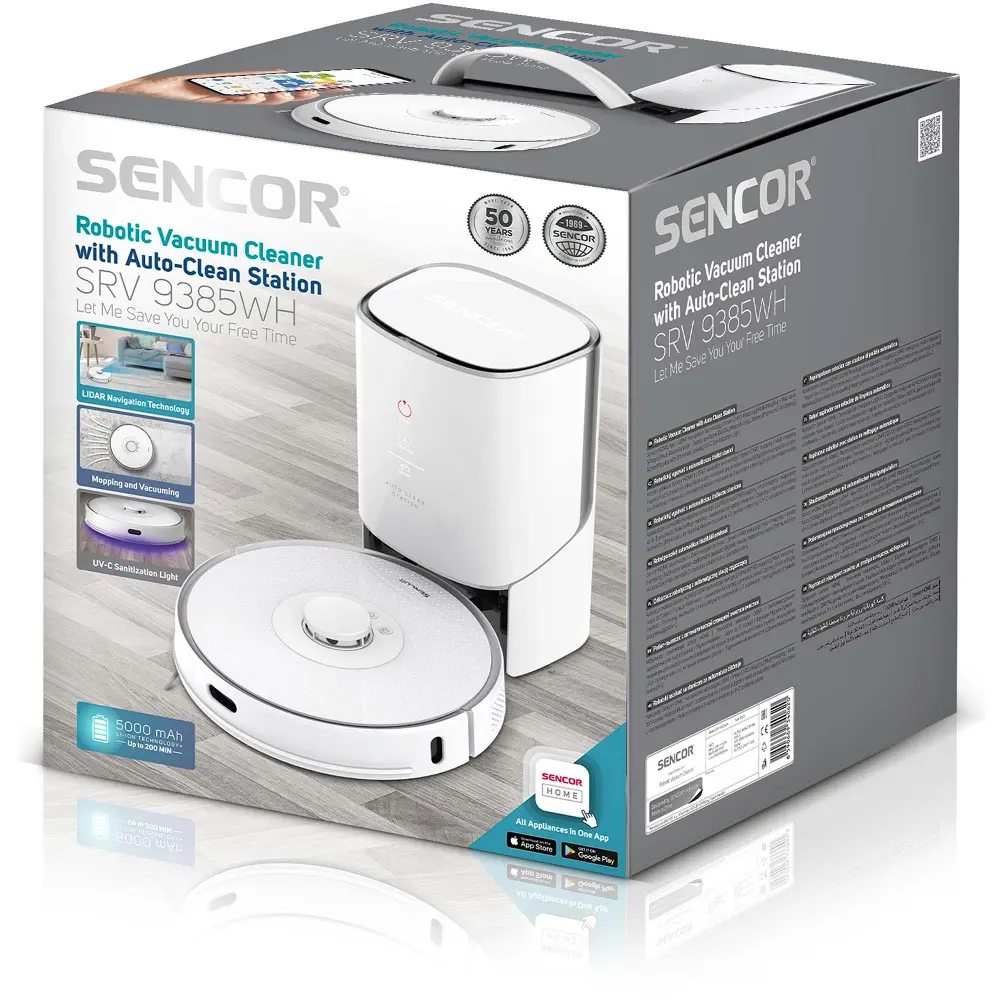 Sencor SRV 9385WH — Roboty sprzątające — widok 26