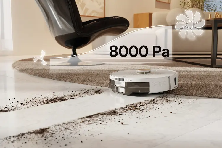 Sencor SRV 9485WH — Podciśnienie 8000 Pa i reakcja na dywan