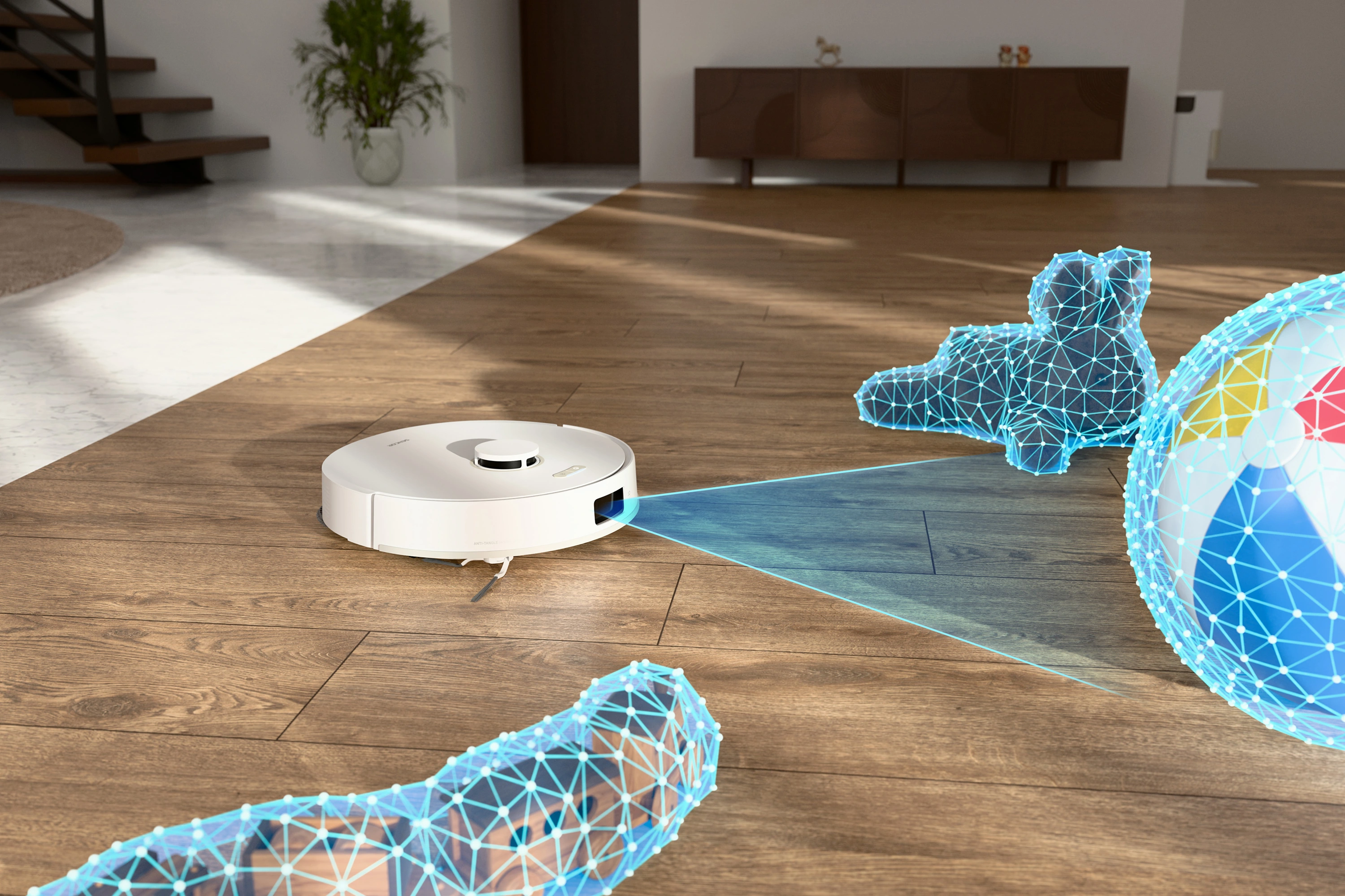 Sencor SRV 9690WH — Przedni czujnik 3D Laser Detect