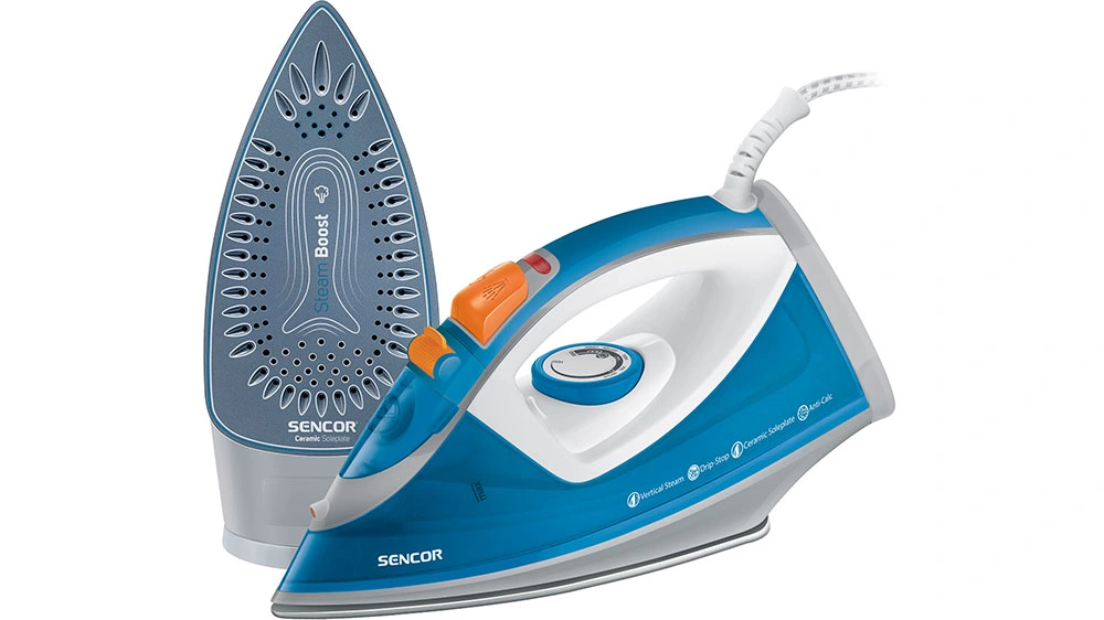 Sencor SSI 7710BL — Niebieskie żelazko z przewodem 3 m