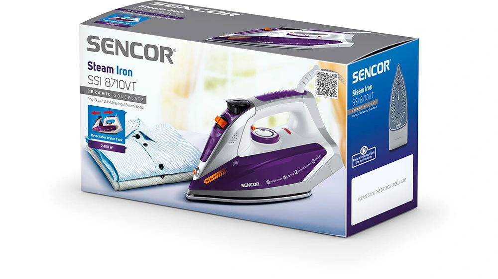 Sencor SSI 8710VT — Żelazko i pojemnik do napełniania