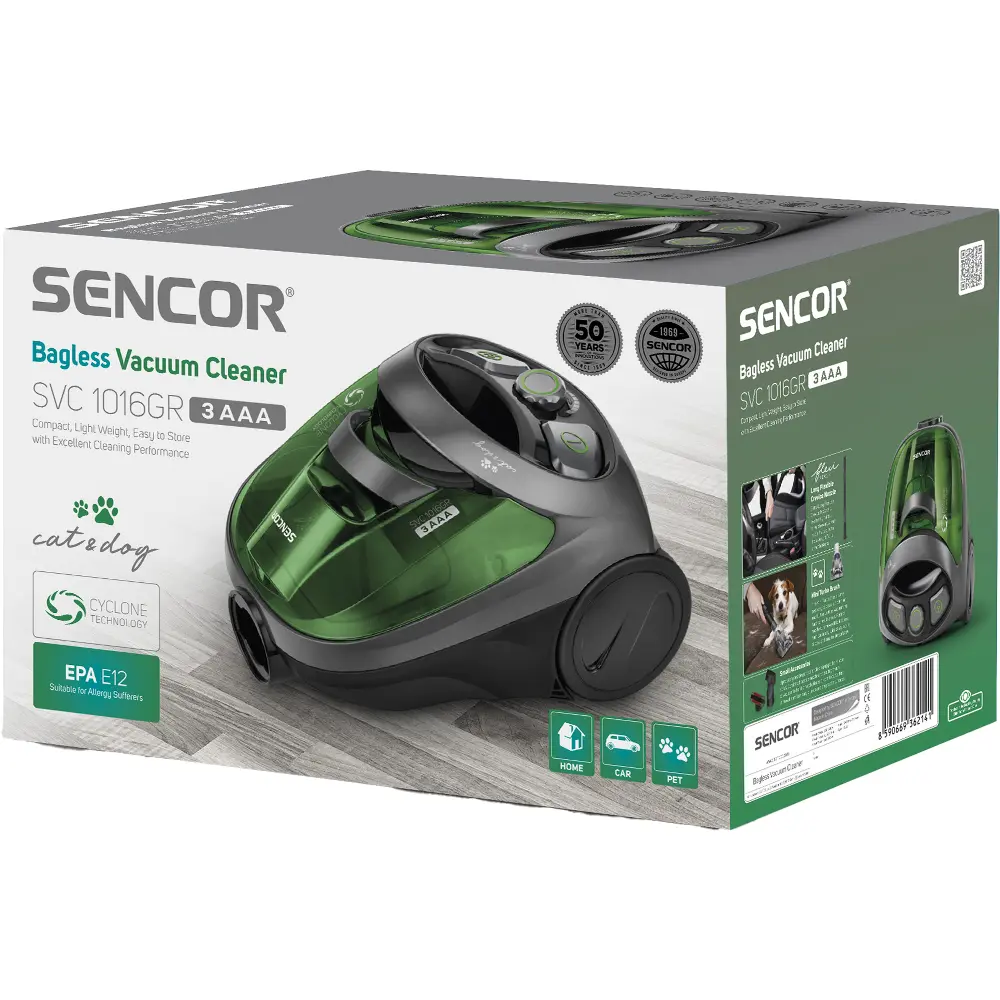 Sencor SVC 1016GR 3AAA — Odkurzacz bezworkowy — widok 20