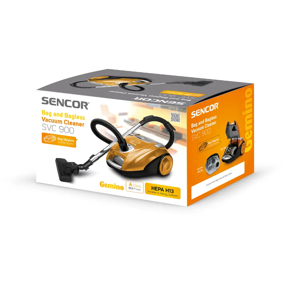 Sencor SVC 900-EUE3 — Odkurzacz bezworkowy — widok 20