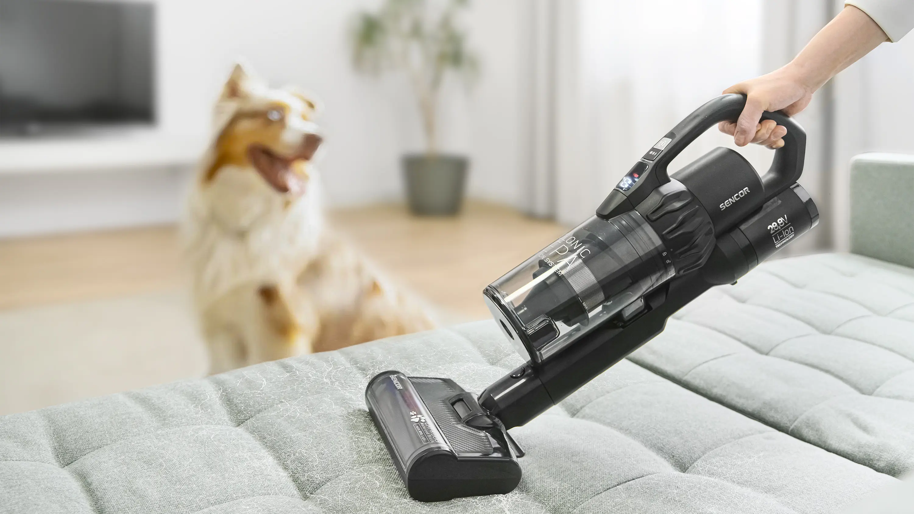 Sencor odkurzacz pionowy 4w1 z mopem i filtracją hepa SVC 9879BK