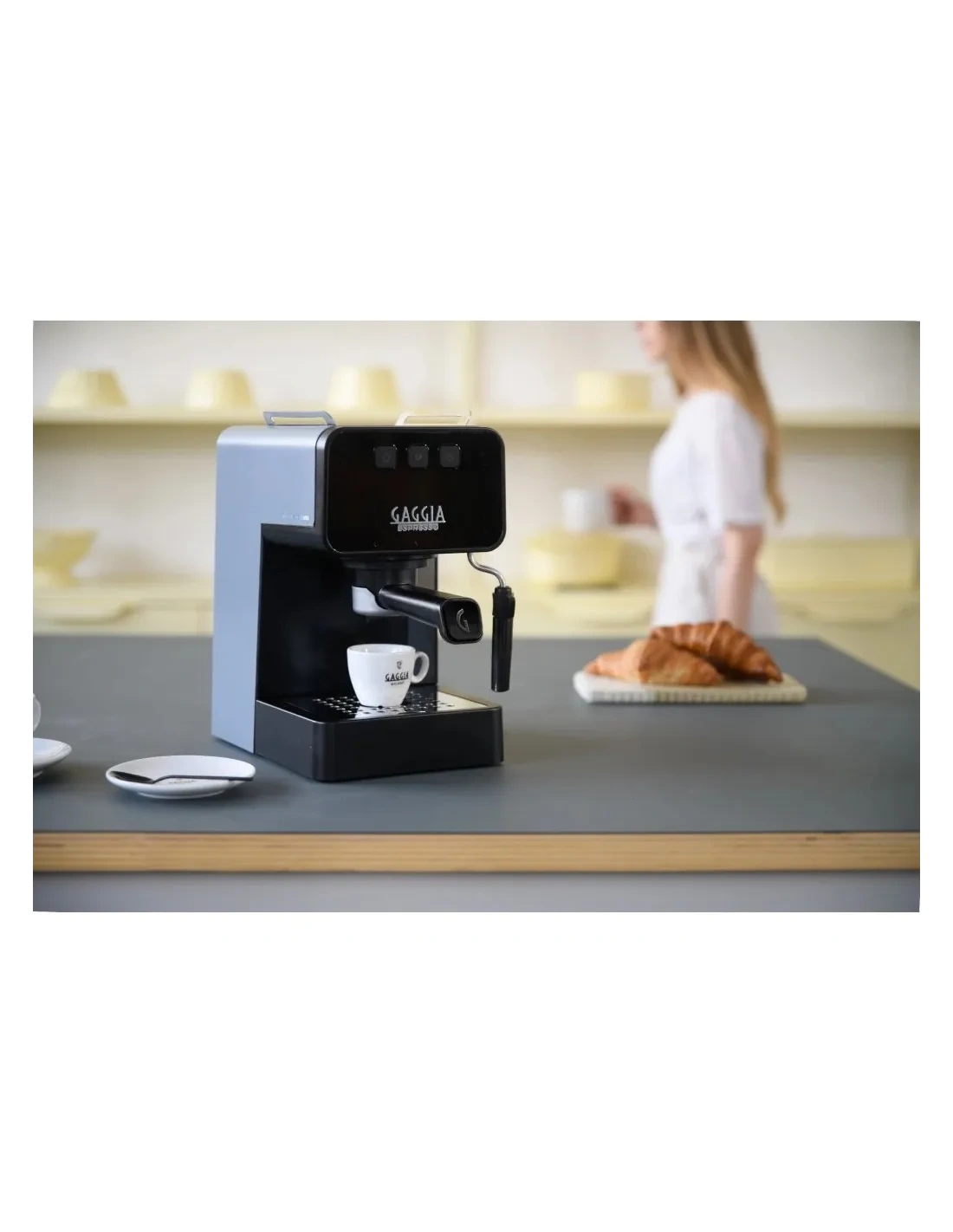 Ekspres kolbowy GAGGIA Deluxe Espresso - szary — widok 14