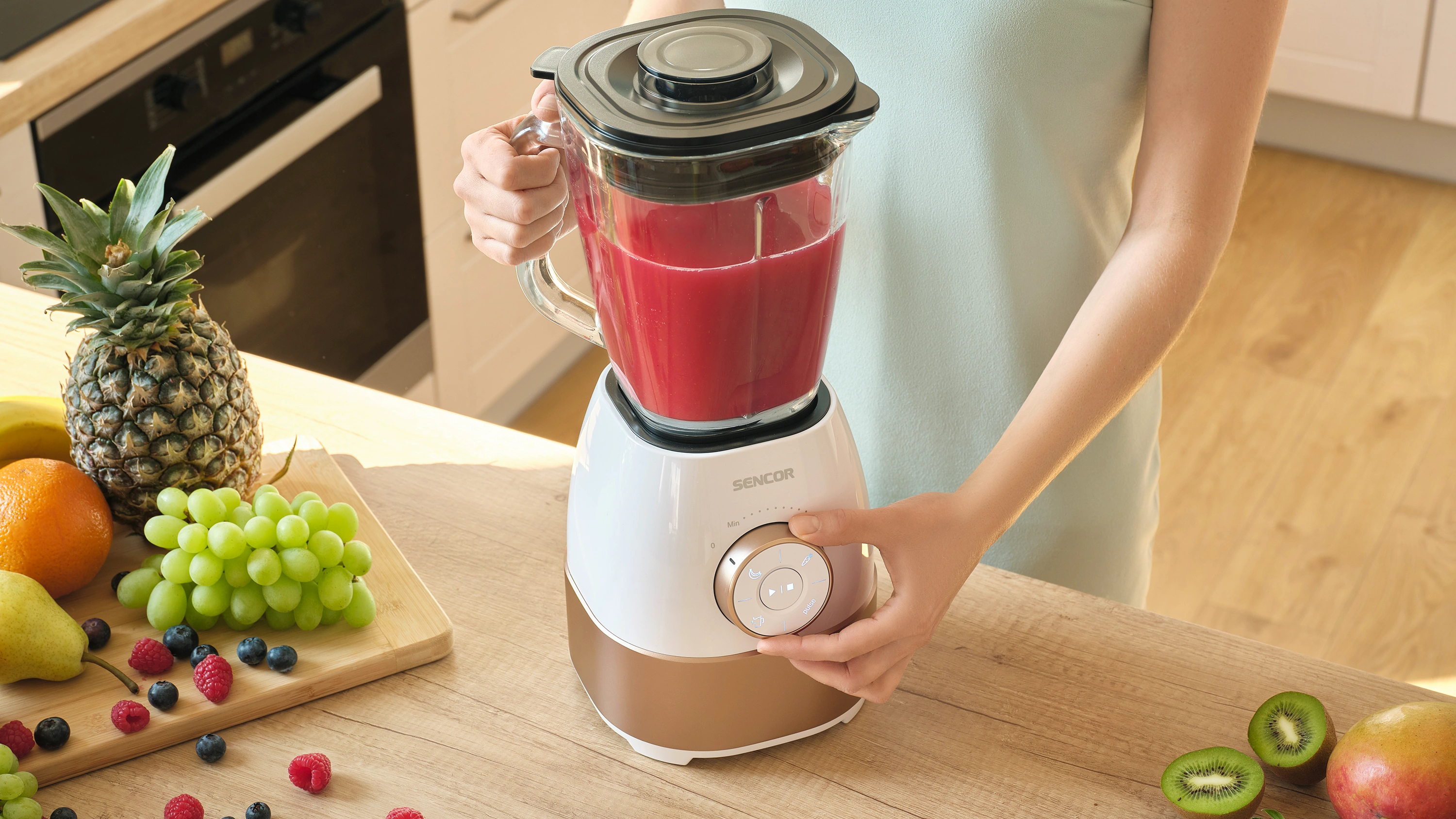 Sencor blender kielichowy ze szklanym kielichem 1,5 l SBL 5870GD