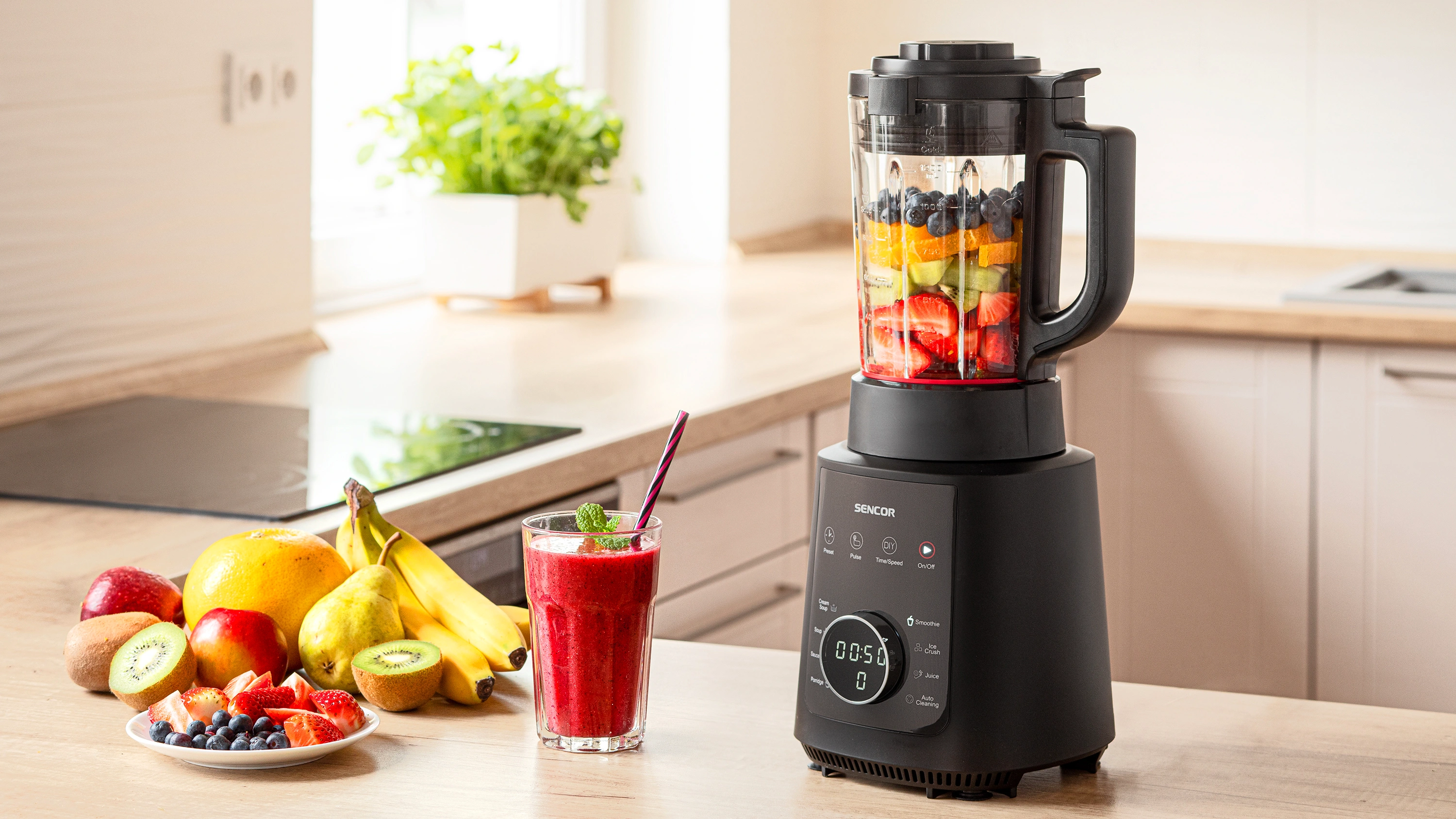 Sencor blender kielichowy do zup 2w1 SBU 0510BK