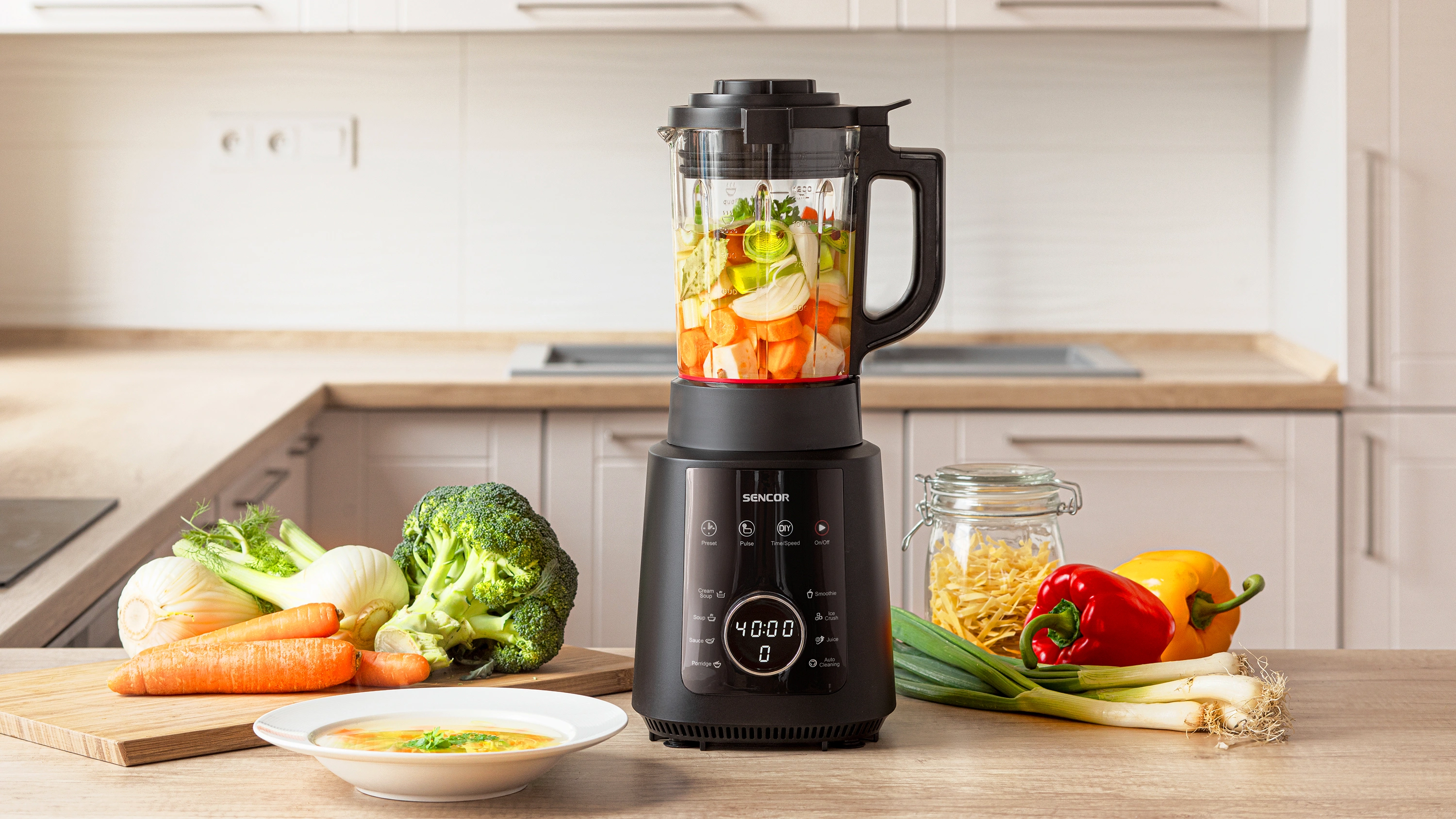 Sencor blender kielichowy do zup 2w1 SBU 0510BK