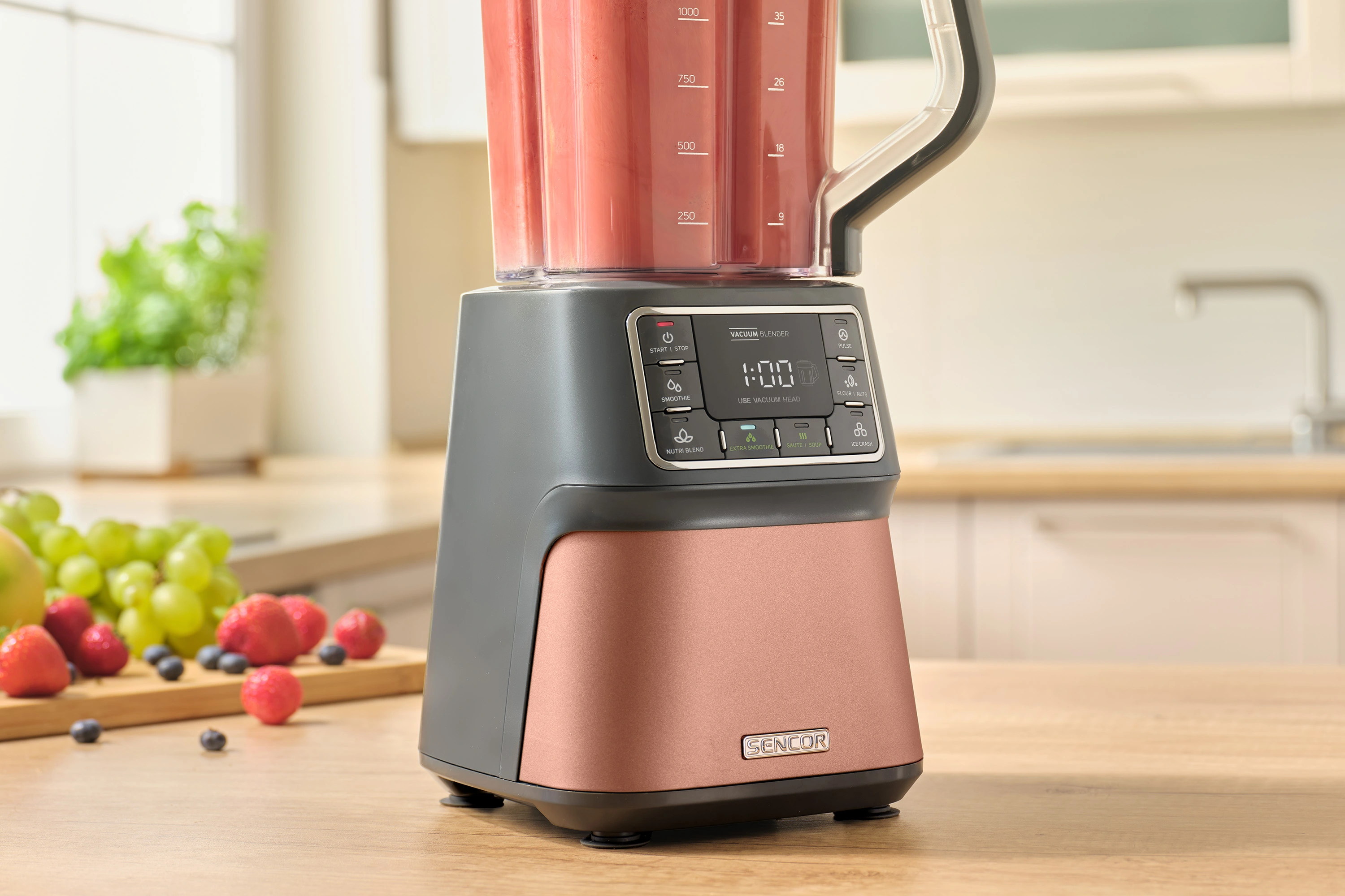 Sencor blender próżniowy z technologią nutri smart SBU 7876GD VITAMIN +