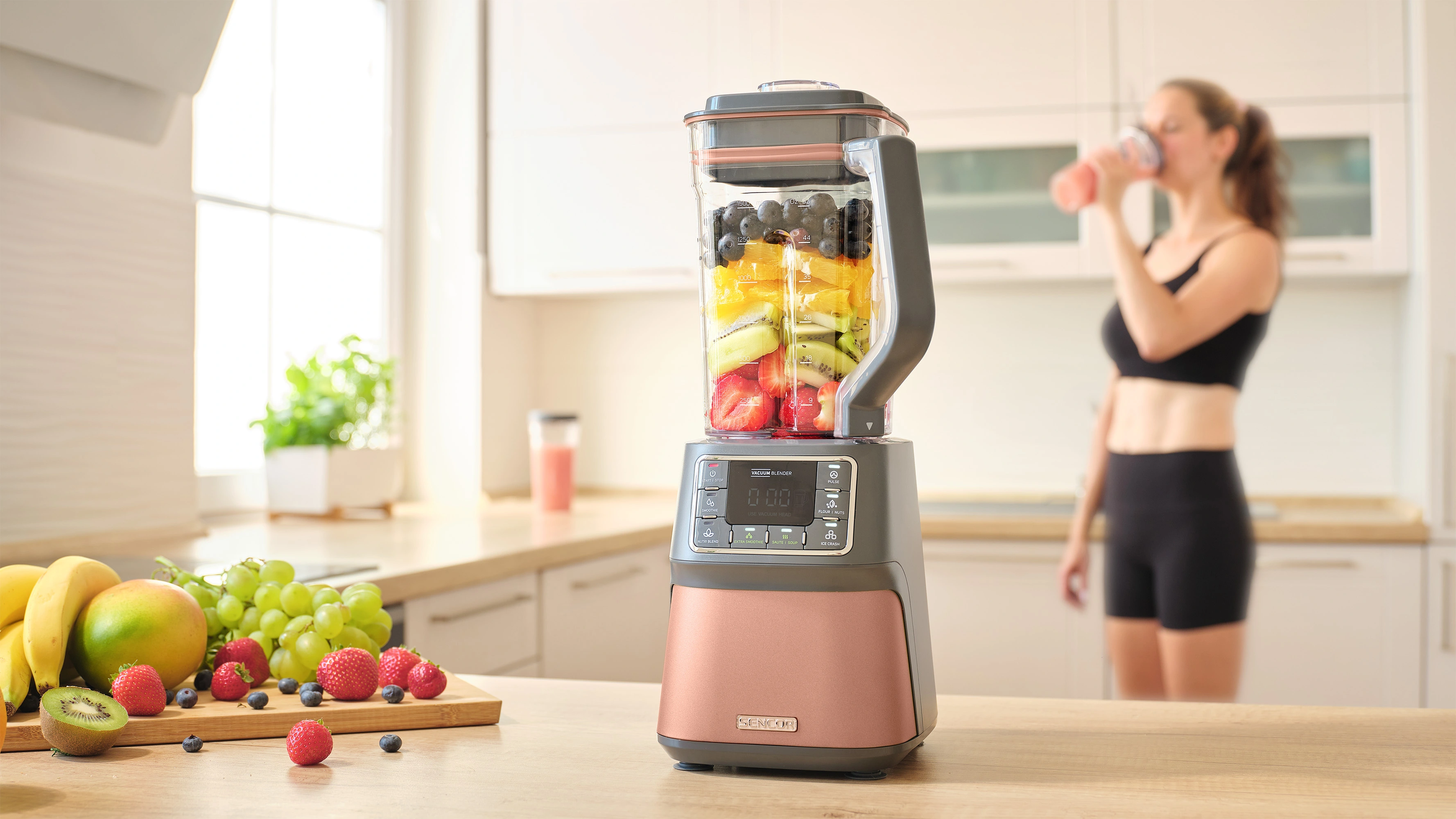 Sencor blender próżniowy z technologią nutri smart SBU 7876GD VITAMIN +