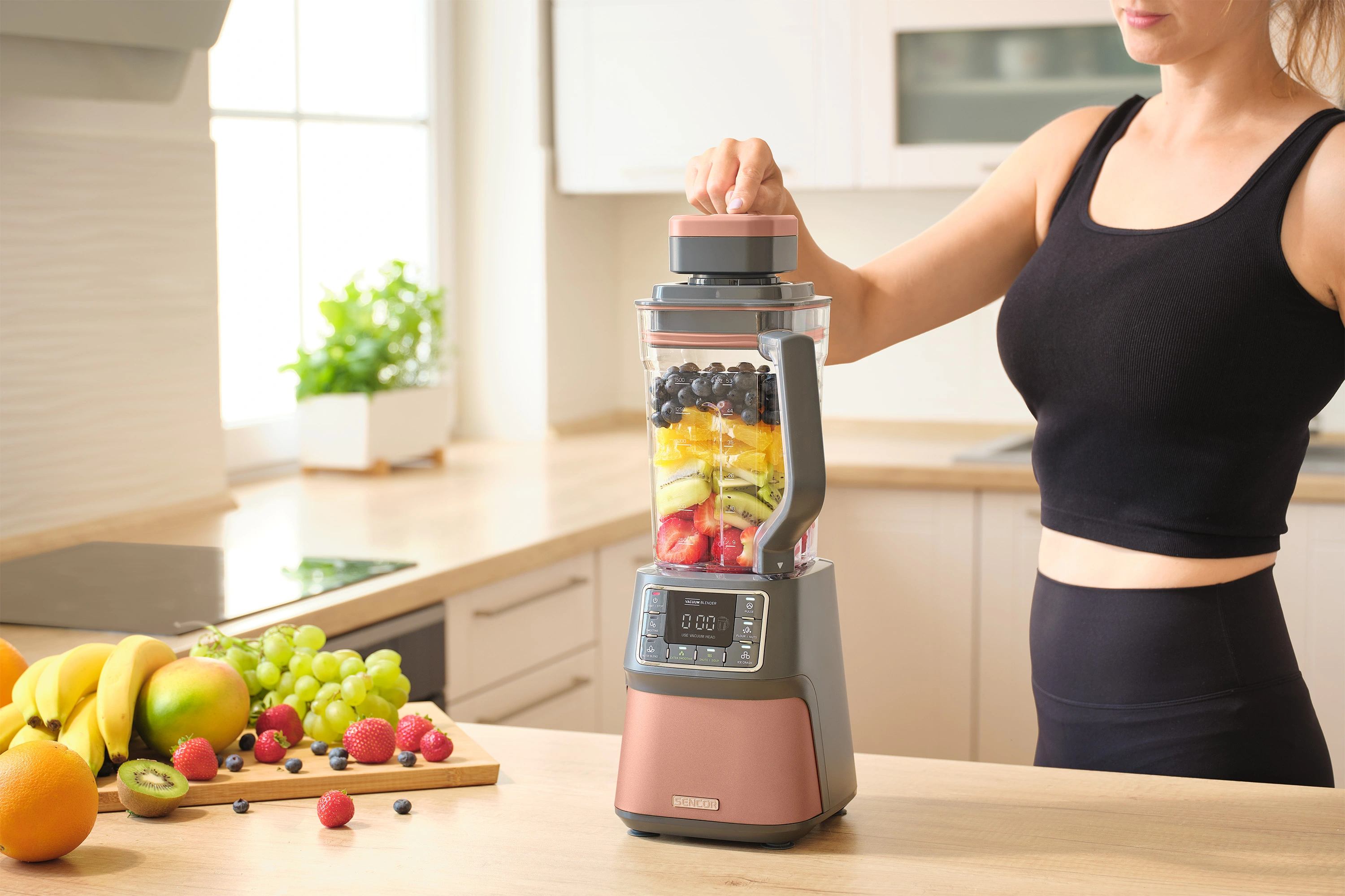 Sencor blender próżniowy z technologią nutri smart SBU 7876GD VITAMIN +