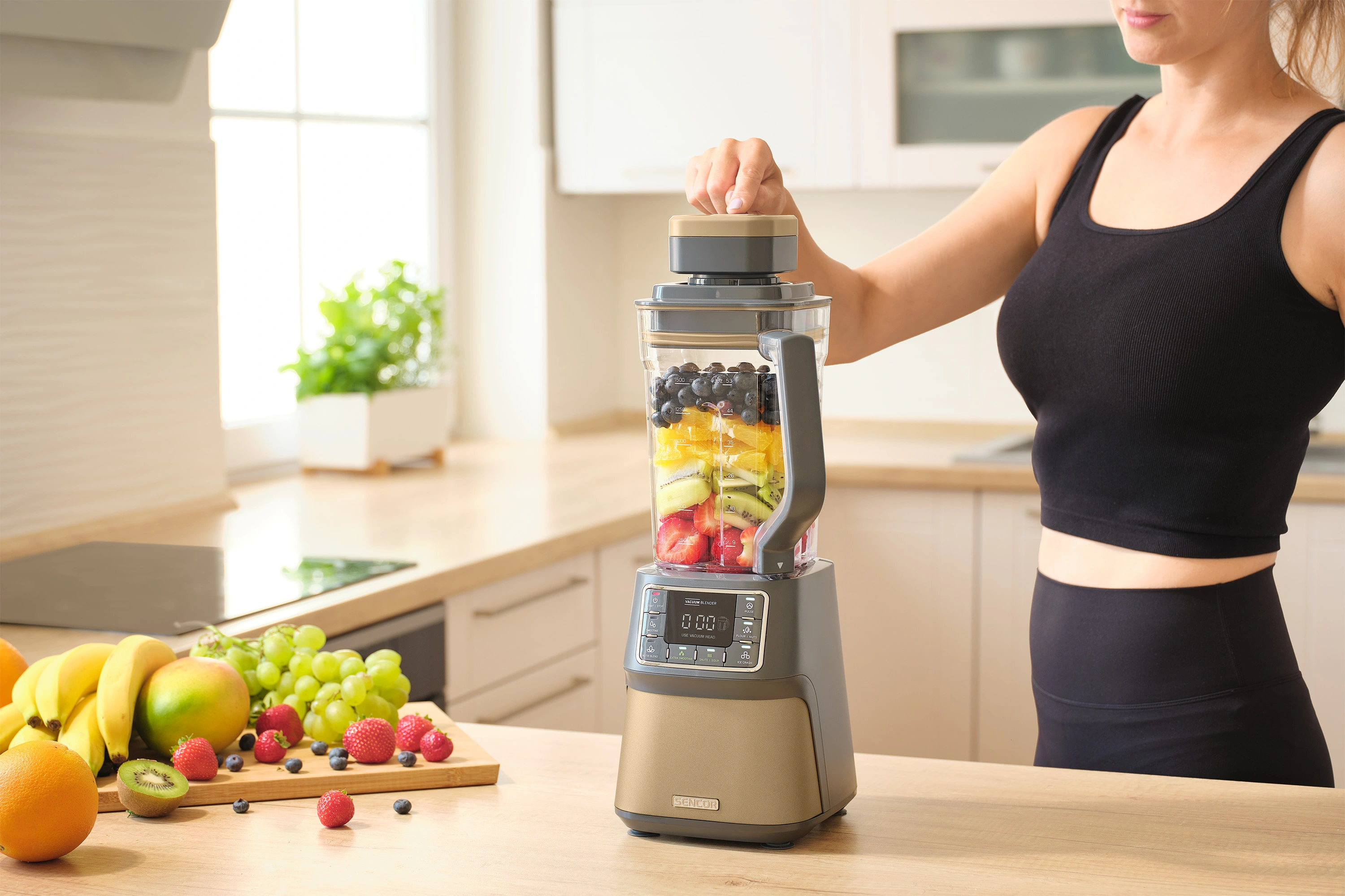 Sencor blender próżniowy z technologią nutri smart SBU 7877CH VITAMIN +