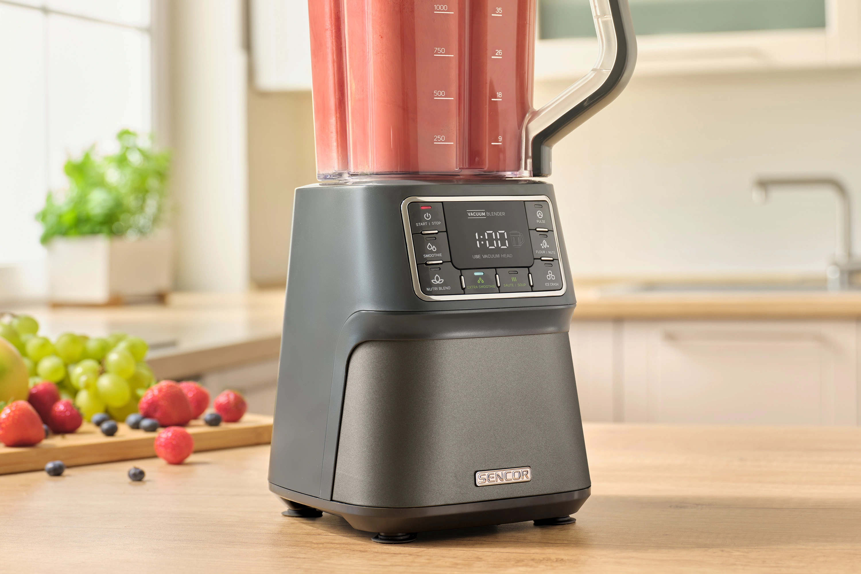 Sencor blender próżniowy z technologią nutri smart SBU 7878BK VITAMIN +