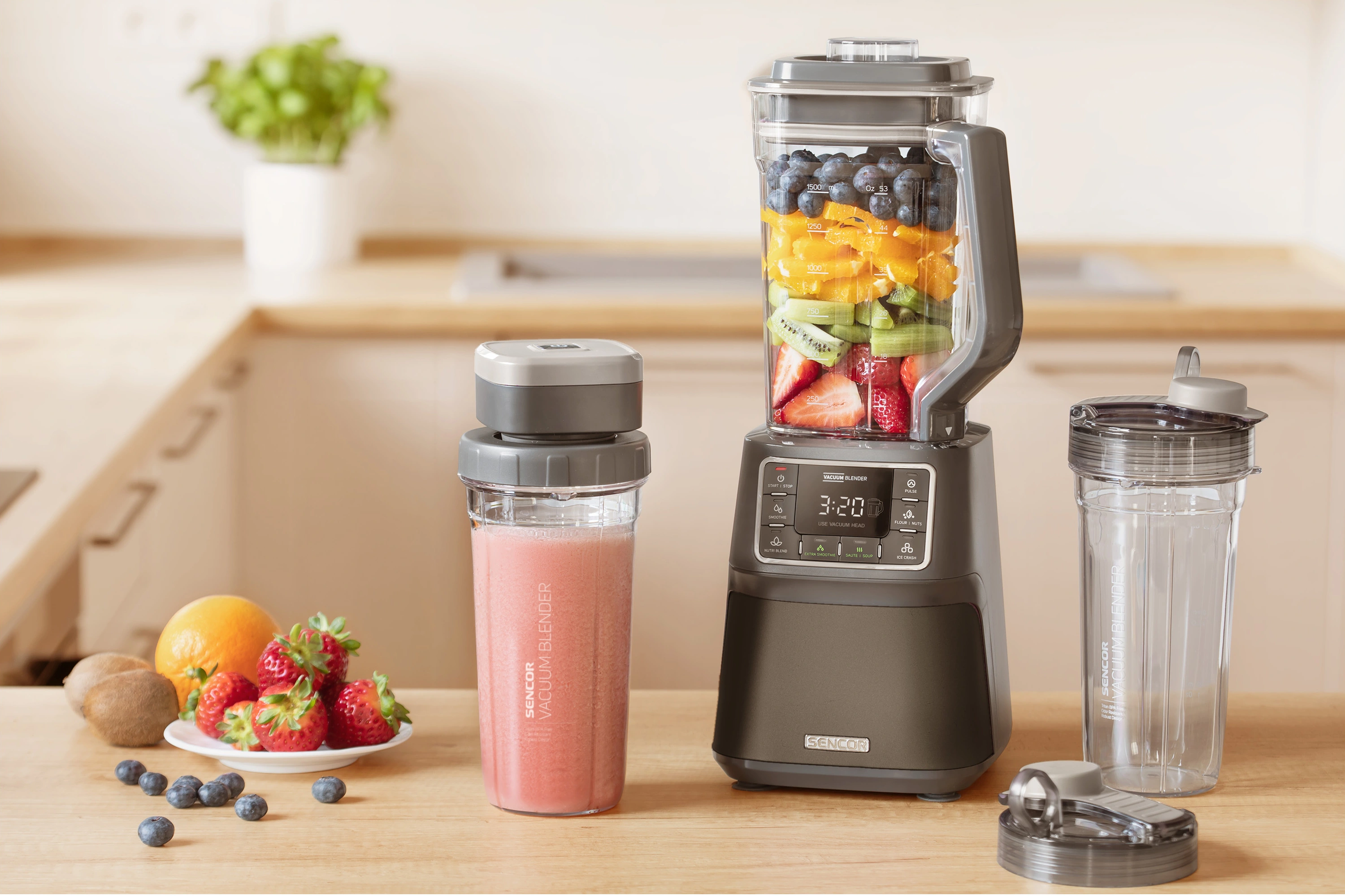 Sencor blender próżniowy z technologią nutri smart SBU 7878BK VITAMIN +