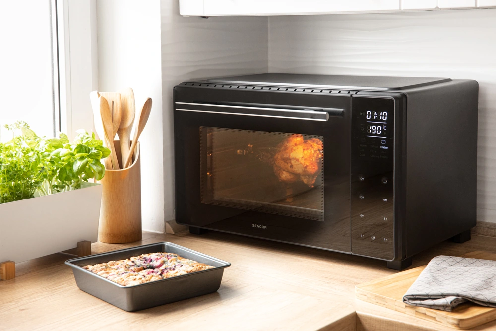 Sencor cyfrowy piekarnik konwekcyjny z grillem SEO 3250BK