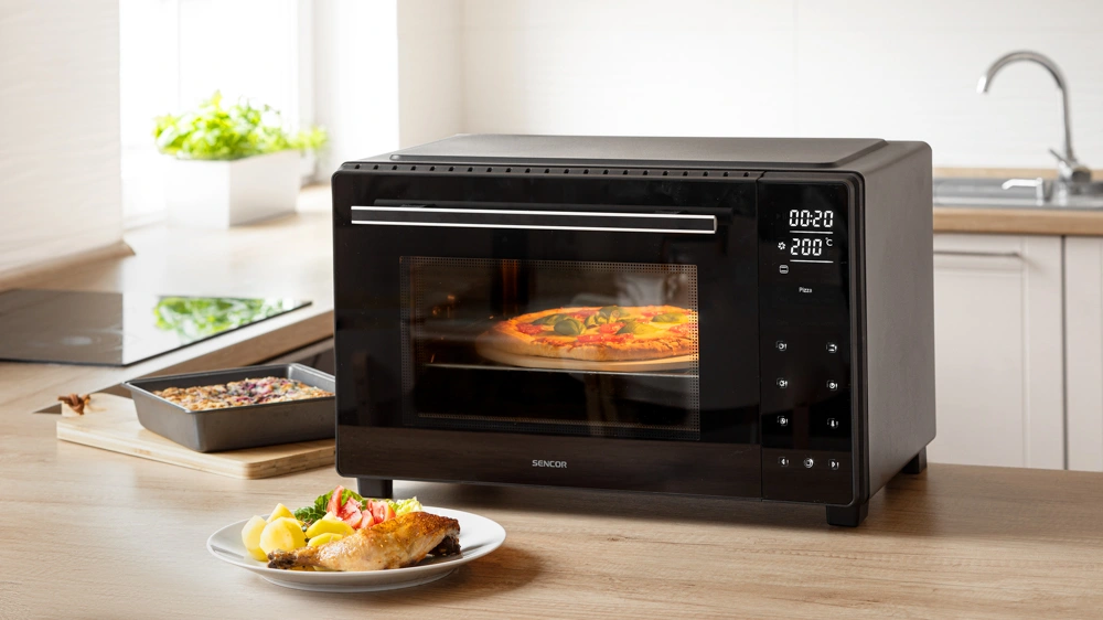 Sencor cyfrowy piekarnik konwekcyjny z grillem SEO 3250BK