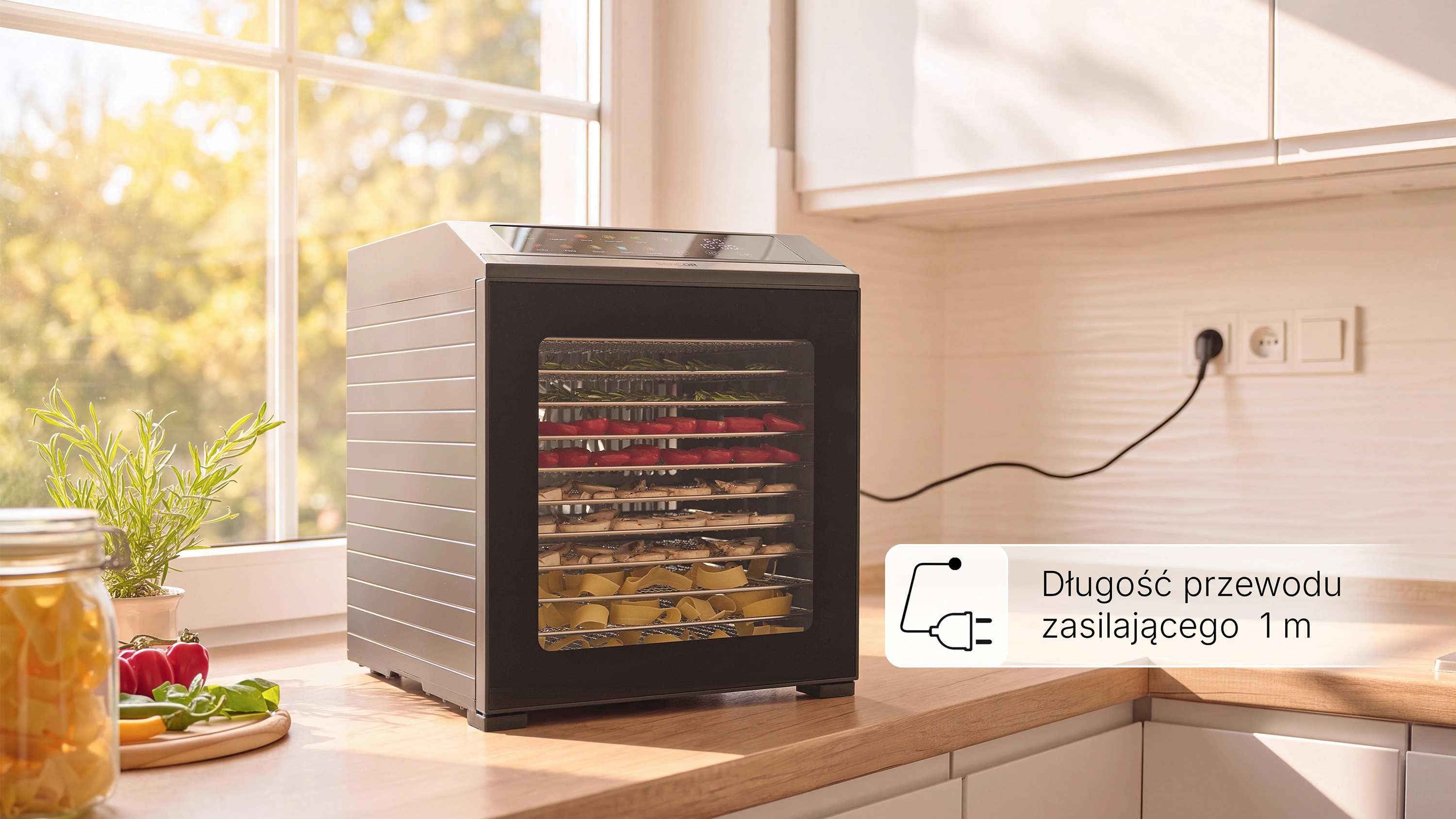 Sencor suszarka do żywności SFD 7300BK