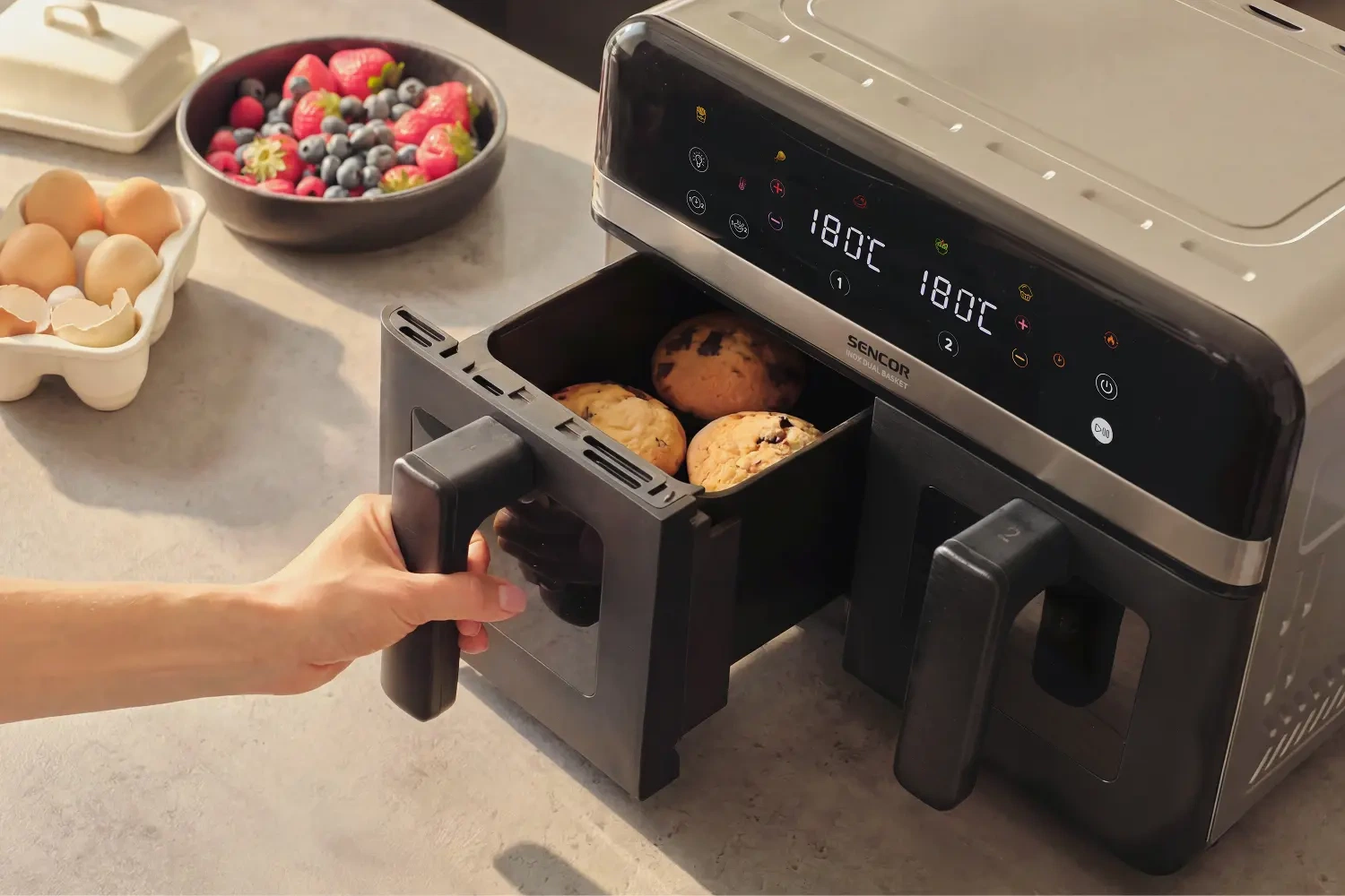 Sencor frytkownica na gorące powietrze SFR 8800SS INOX