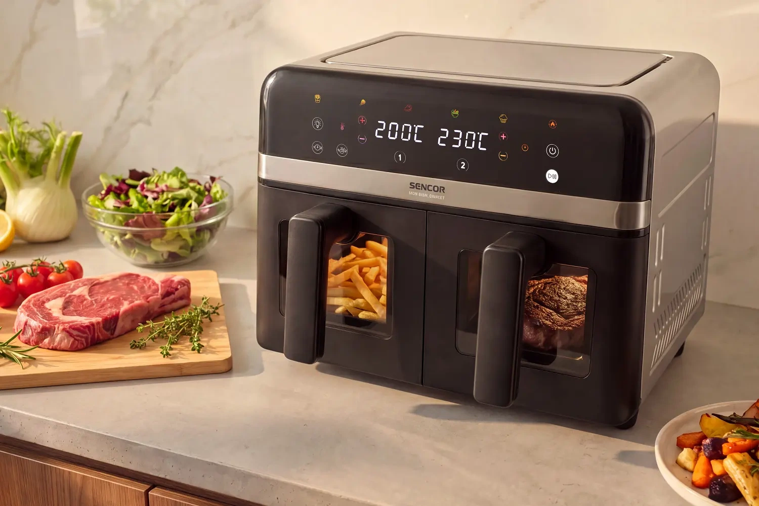 Sencor frytkownica na gorące powietrze SFR 8800SS INOX