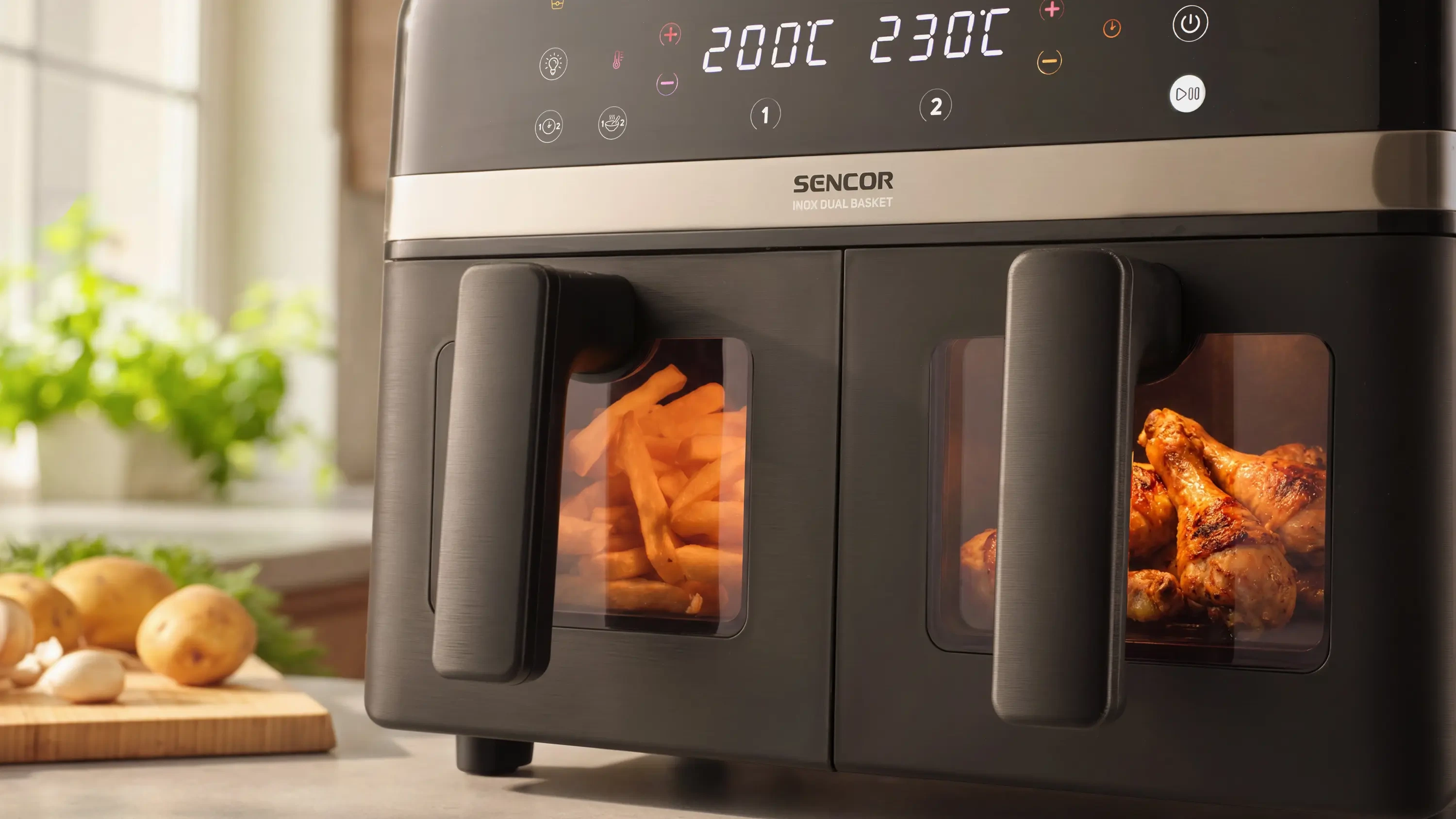 Sencor frytkownica na gorące powietrze SFR 8800SS INOX