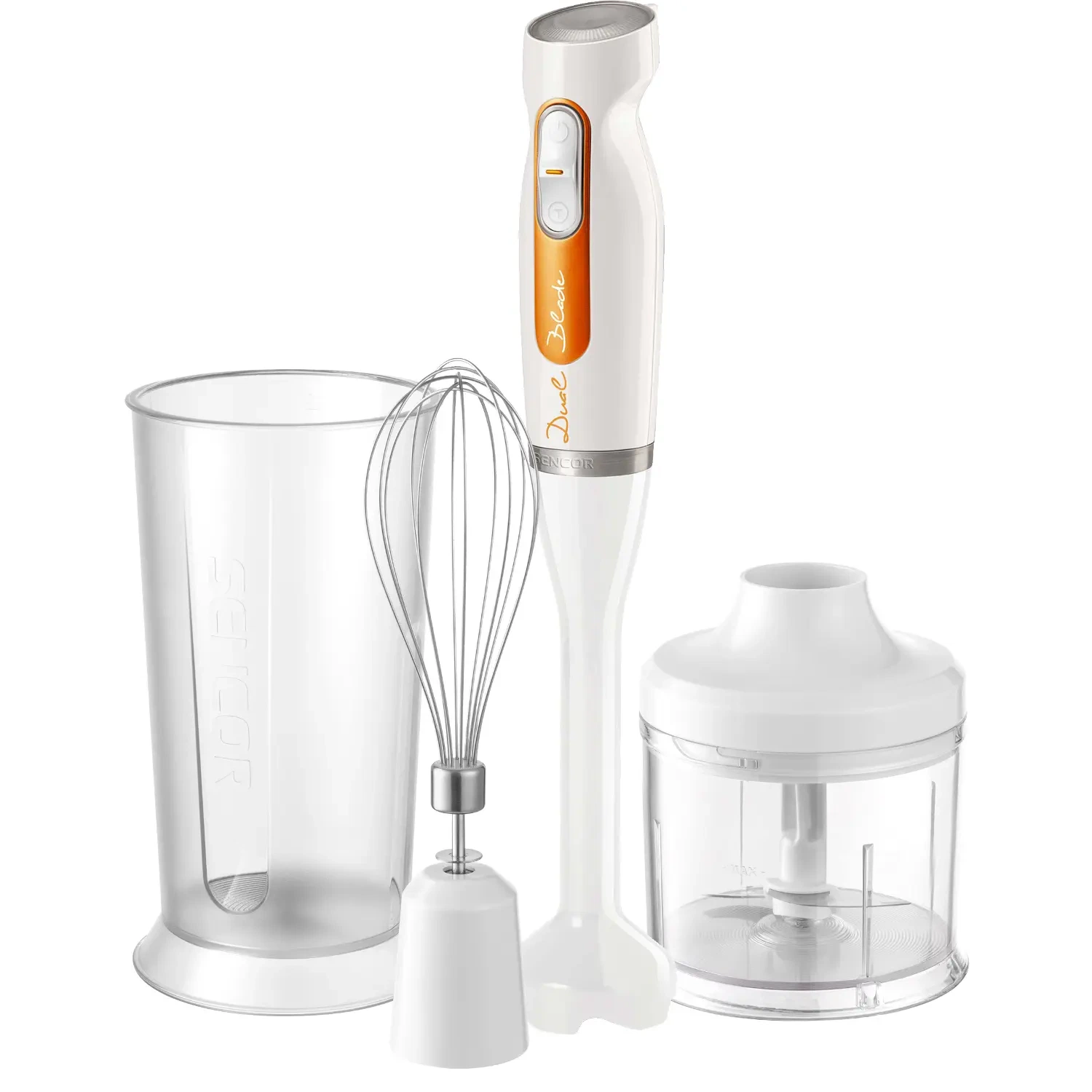 Sencor blender ręczny z trybem turbo SHB 4260WH-EUE3, zawartość opakowania