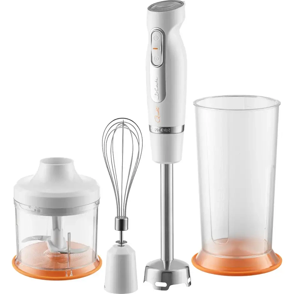 Sencor blender ręczny z funkcją kruszenia lodu SHB 4378WH, zawartość opakowania