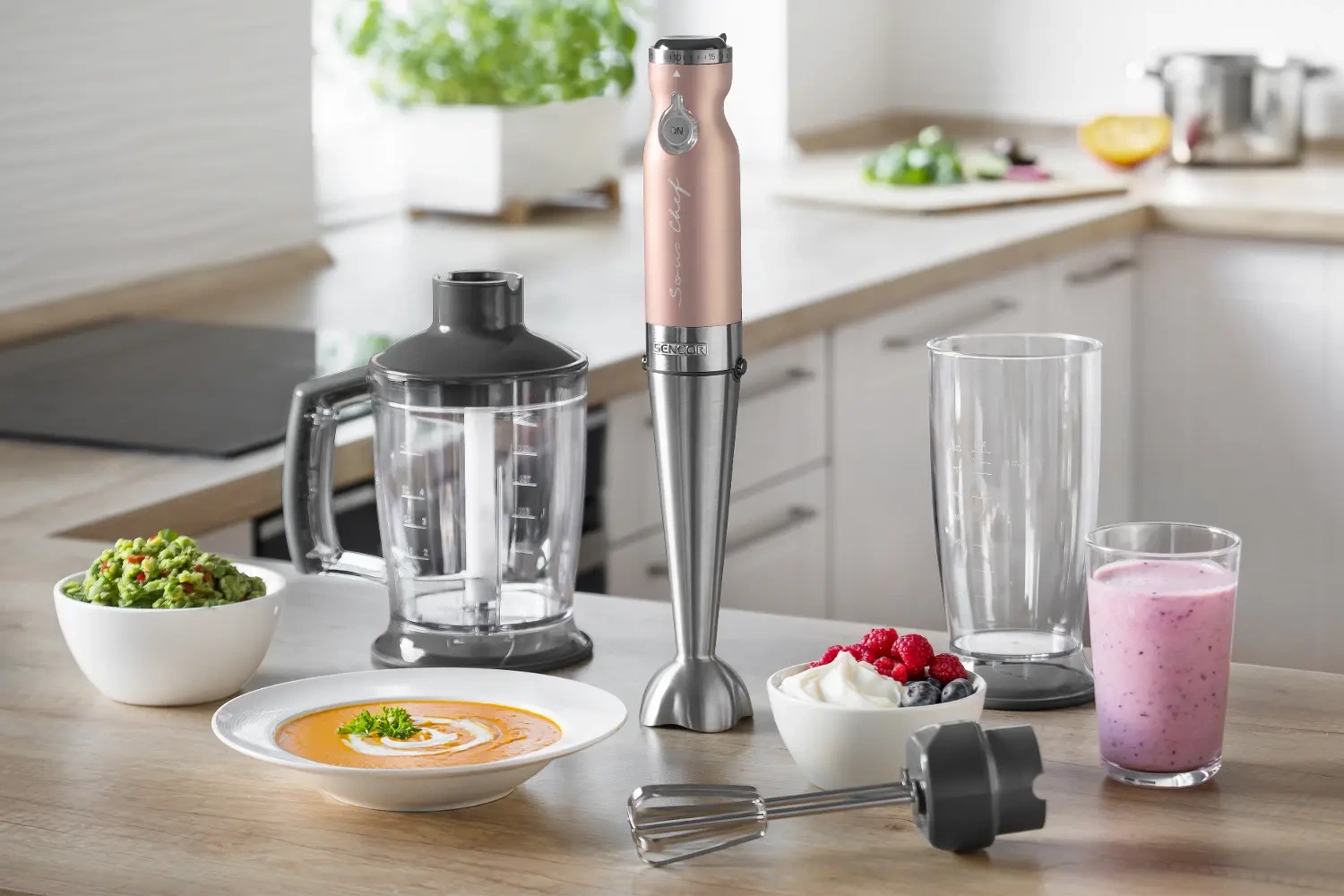 Sencor blender ręczny z 20 poziomami prędkości SHB 5605RS-EUE3