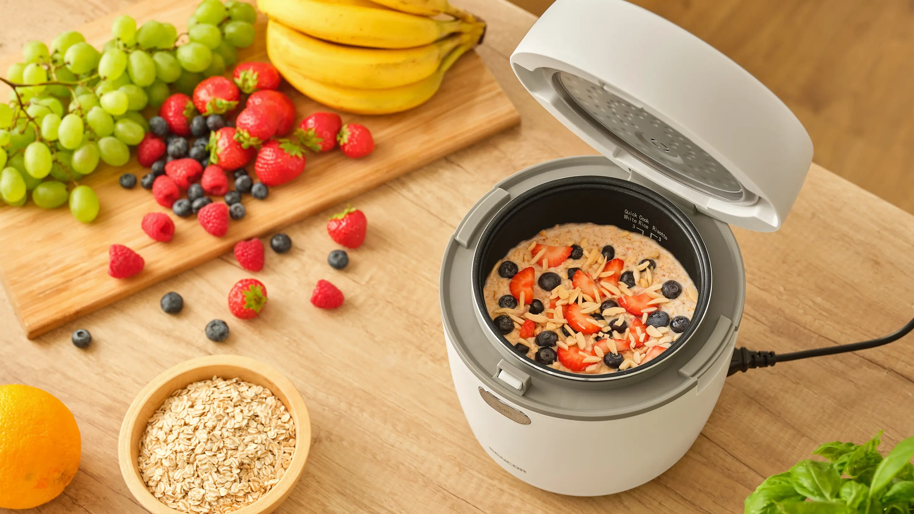 Sencor ryżowar low carb z koszykiem do gotowania na parze SRM 0670WH