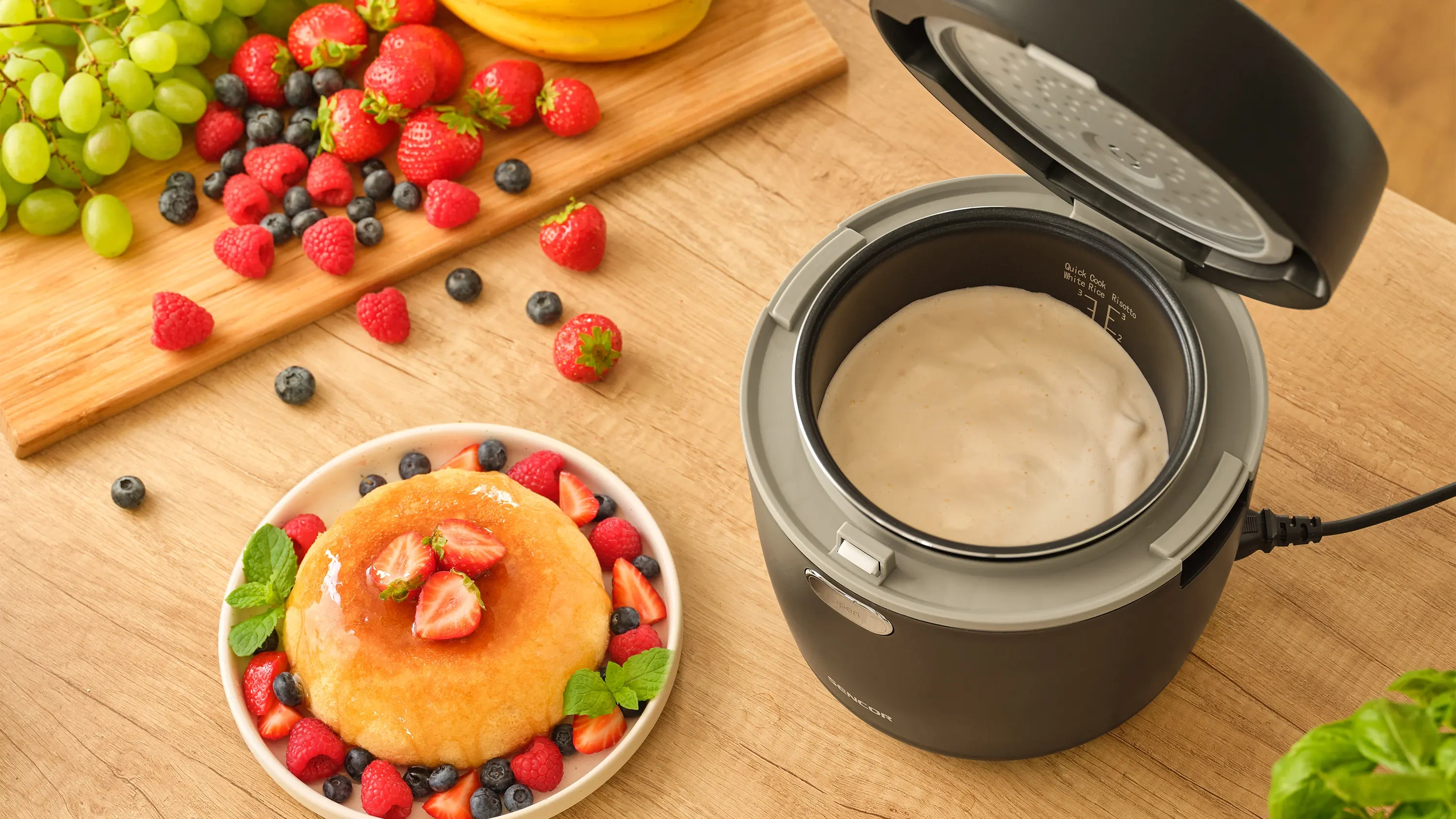 Sencor ryżowar low carb z koszykiem do gotowania na parze SRM 0671BK