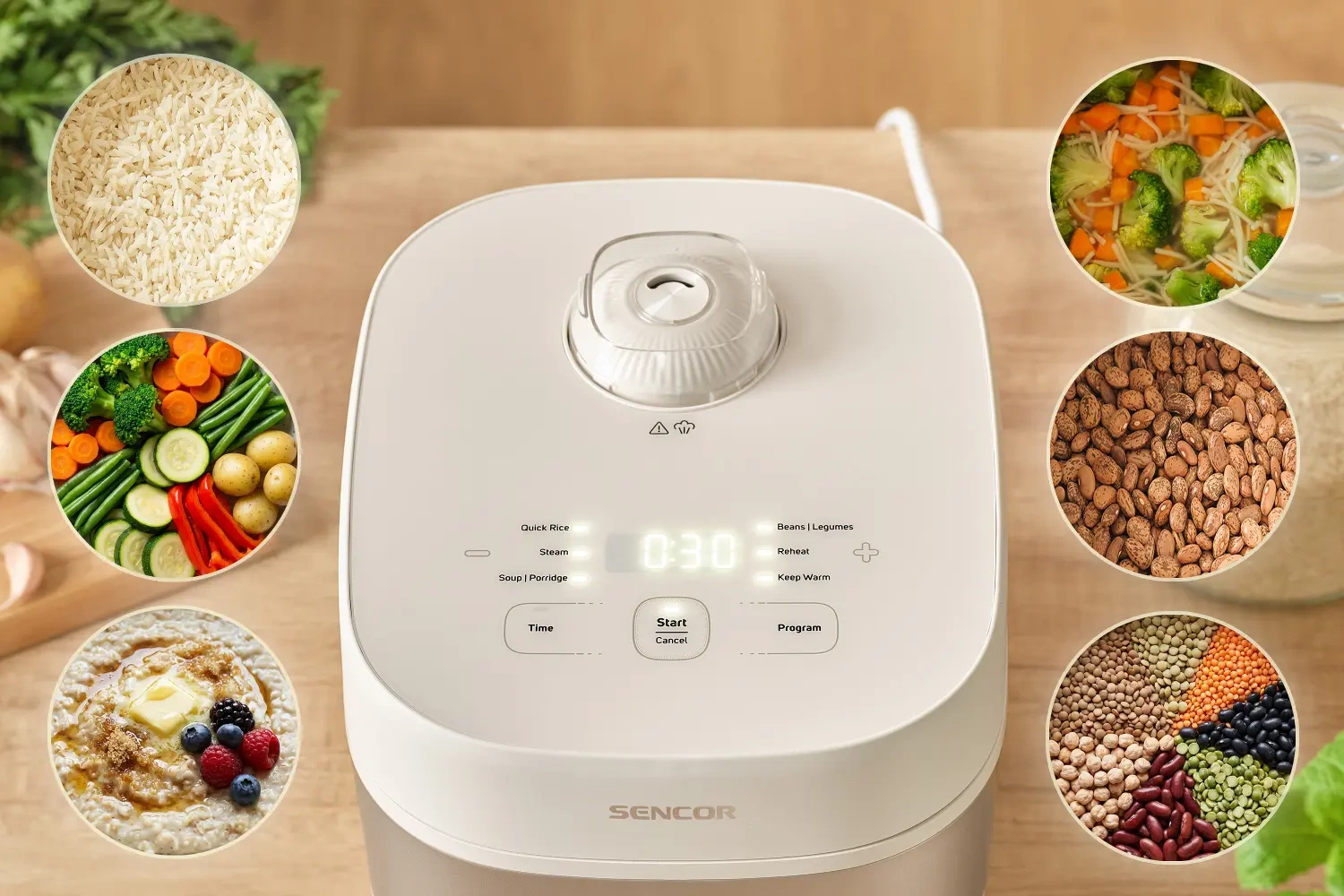 Sencor urządzenie do gotowania ryżu SRM 1600WH