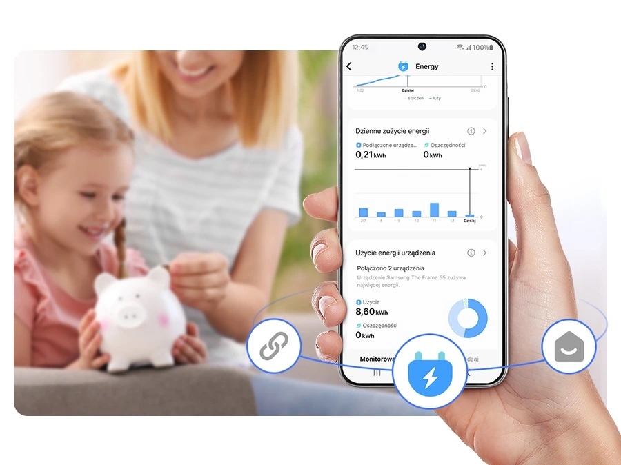 Samsung WD90DG5G34BEEO — SmartThings Energy