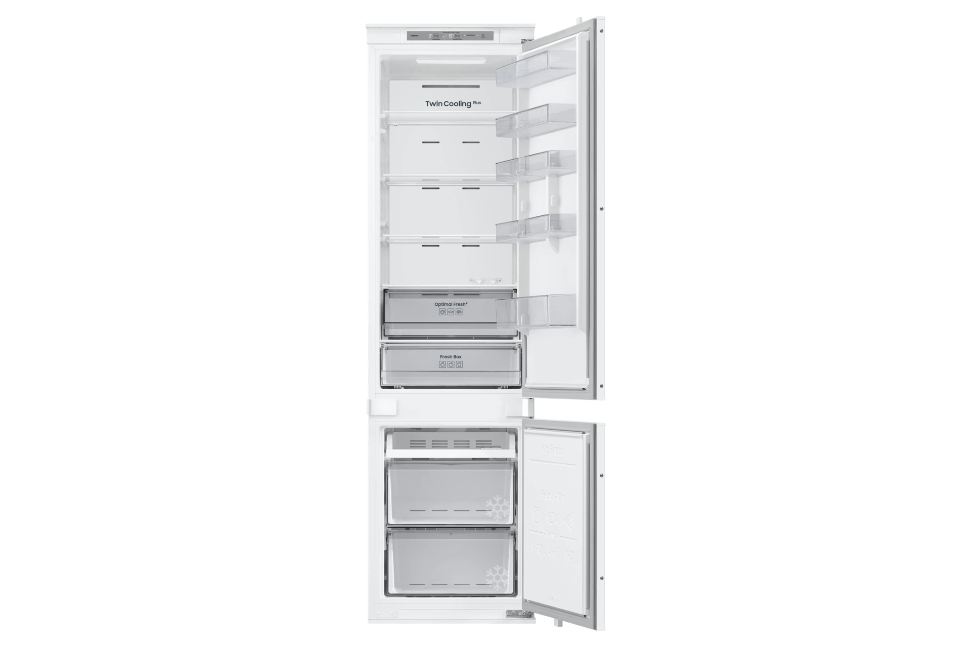 Lodówka do zabudowy AI No Frost Twin Cooling Plus™ wys. 193,5 cm BRB70F30BES0EO — widok 5