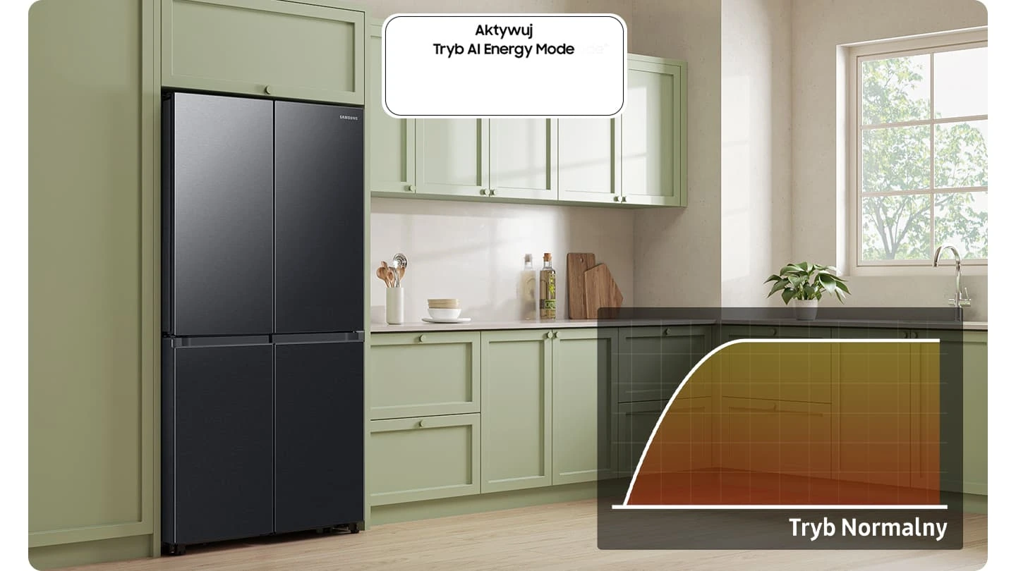 Samsung RF65DG960EB1EO — Tryb AI Energy Mode