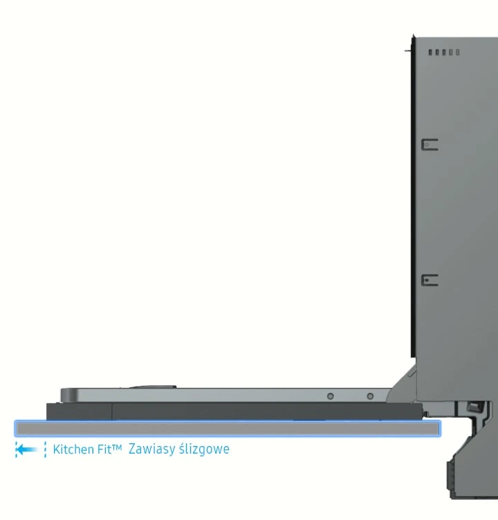 Samsung DW60DG790I00U1 — Zawiasy ślizgowe